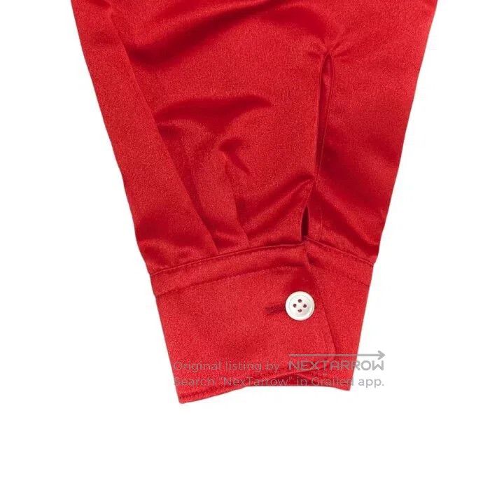 Comme des Garcons Comme Des Garcons Red Peter Pan Collar Long-sleeve Shirt D Size S / US 4 / IT 40 - 6 Thumbnail