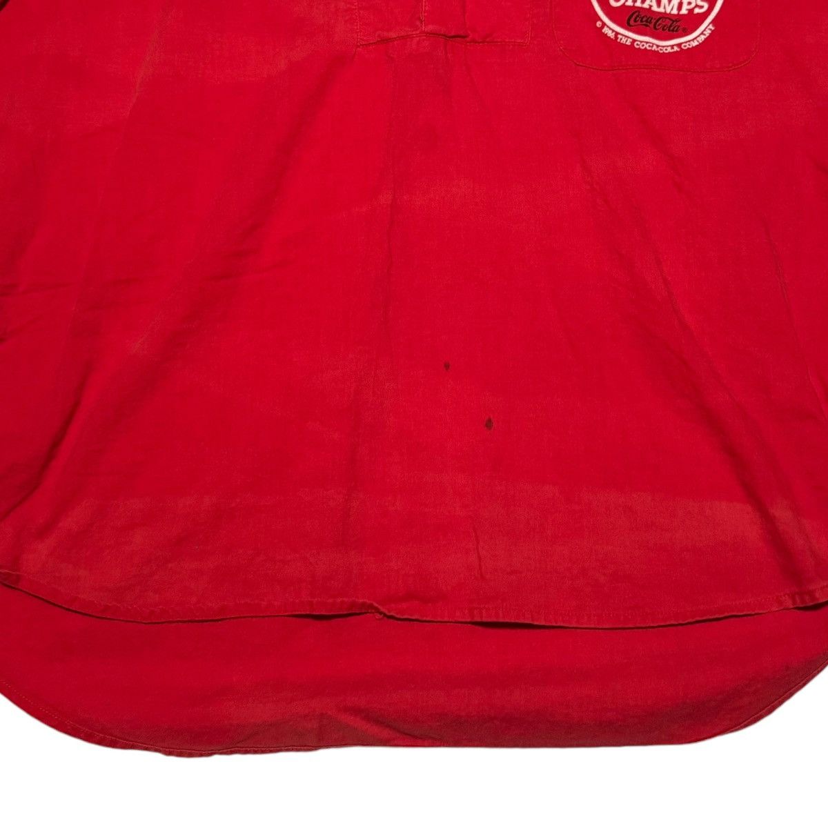 Coca Cola × Vintage 1985 Coca Cola Official Turf Champs Logo Snap Shirt Adult M Size US M / EU 48-50 / 2 - 8 Thumbnail