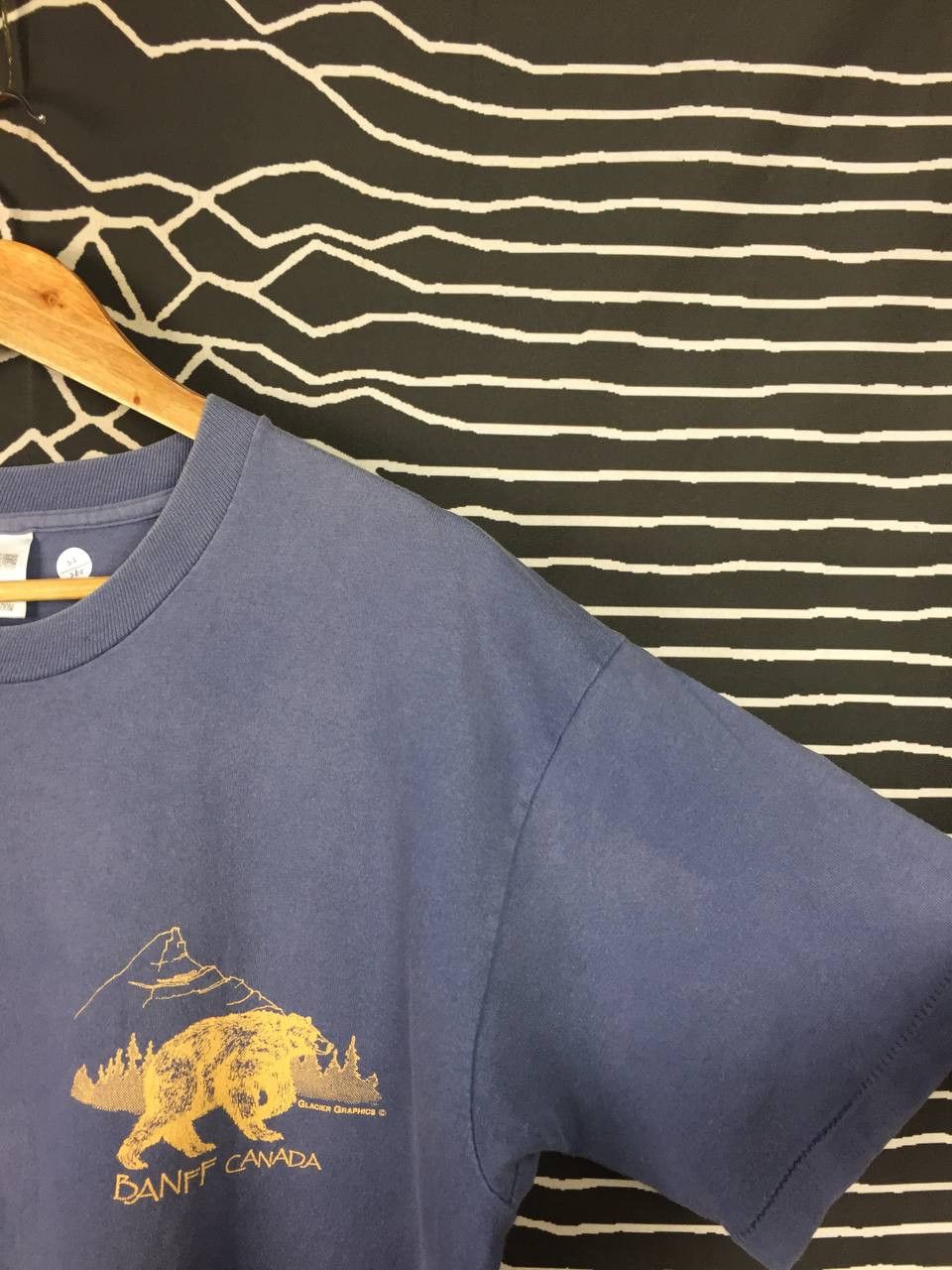 Vintage Vtg 90s Banff Canada Grizzly Bear Glacier Graphics Tee Size US L / EU 52-54 / 3 - 5 Thumbnail