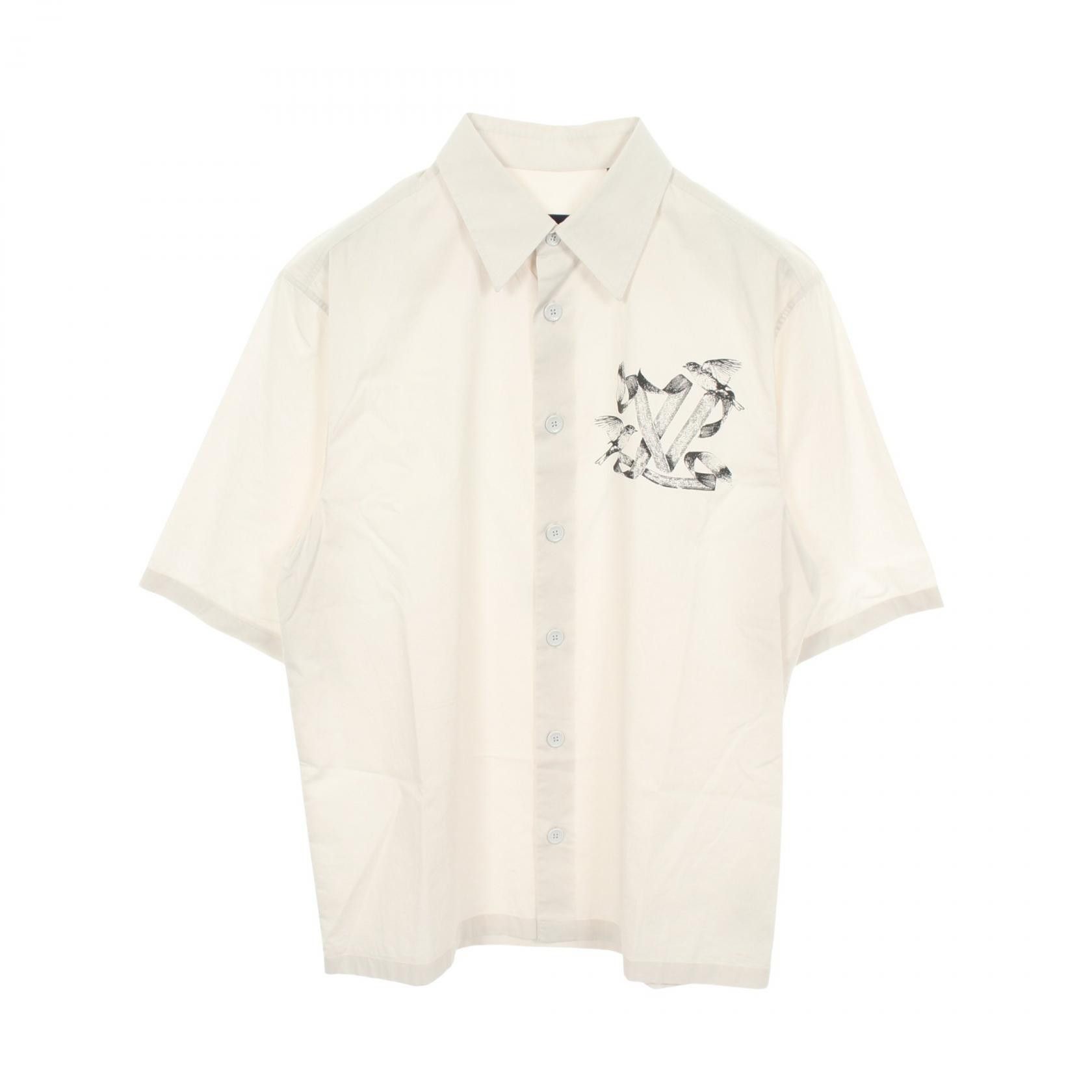 Louis Vuitton Louis Vuitton Louis Vuitton LV Logo Bird Print Cotton Top Textile Tops RM232AVEHPS72W DUTY FREE for USA Size ONE SIZE - 1 Thumbnail