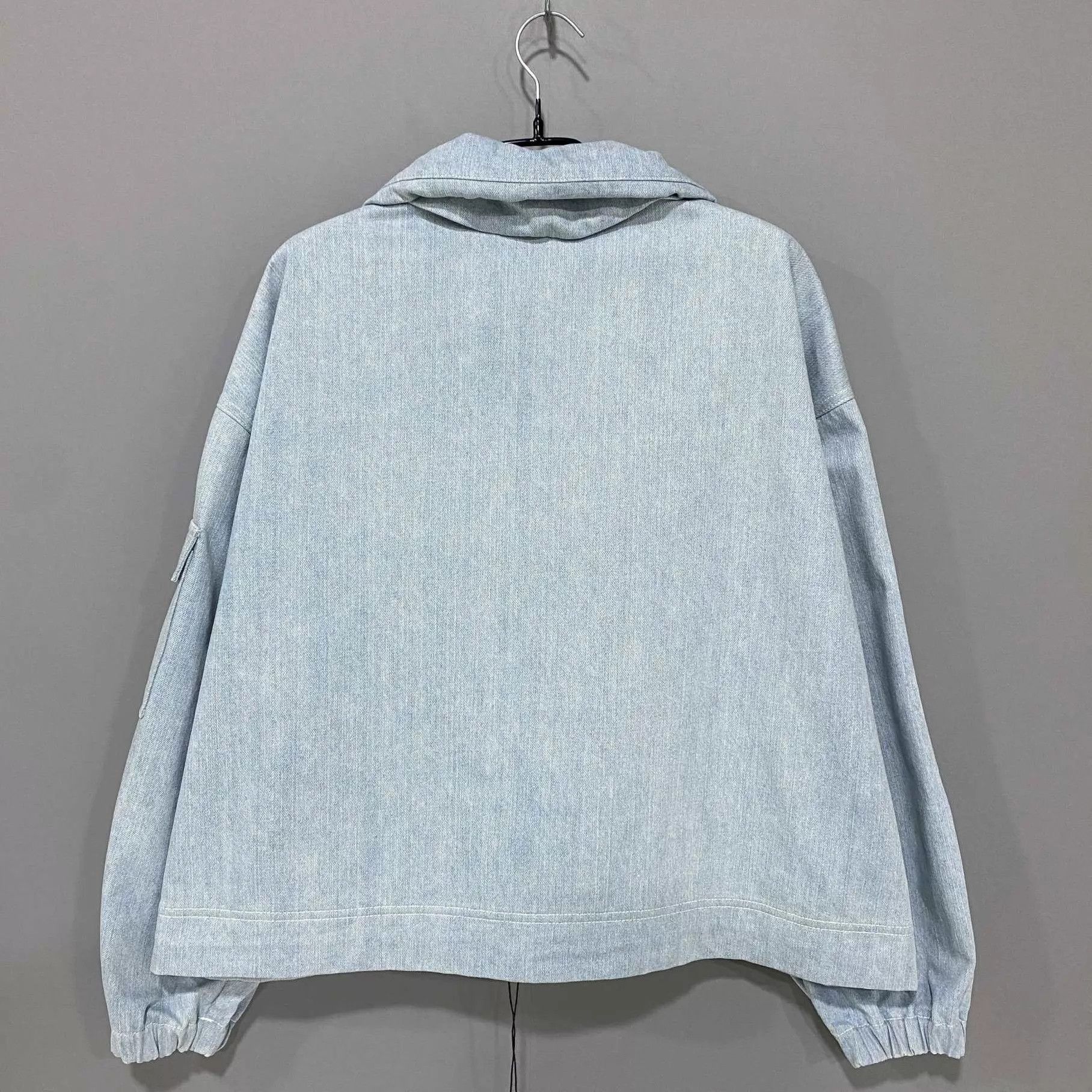 Moncler Moncler light blue logo denim jacket size 2 Size XS / US 0-2 / IT 36-38 - 3 Thumbnail