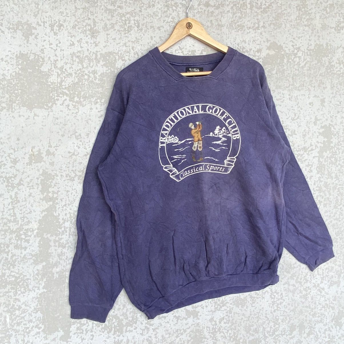 Other Vintage Golf Club Big Printed Crewneck Sweatshirt Blue SizeL Size US L / EU 52-54 / 3 - 3 Thumbnail