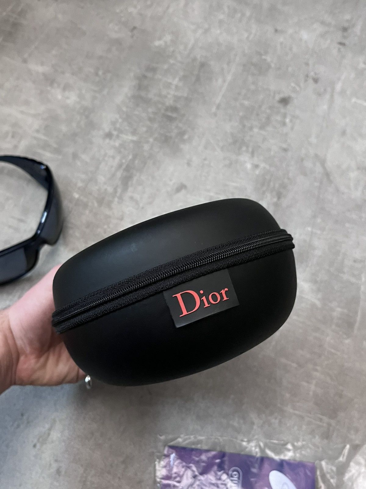 Dior Dior Logo Ribbon Oversized Sunglasses blue Size ONE SIZE - 12 Thumbnail