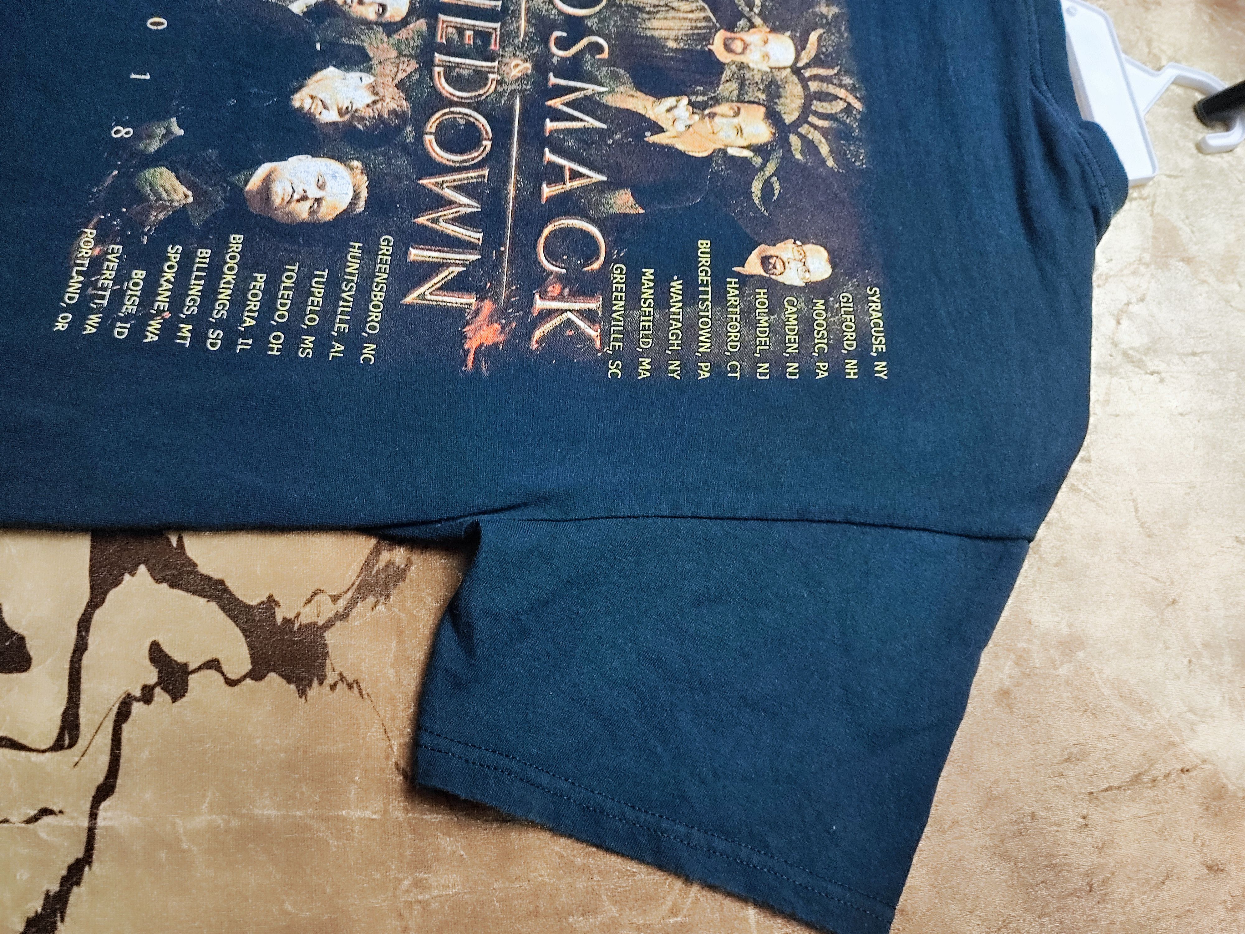 Band Tees × Rap Tees × Vintage Shinedown Godsmack Band Tshirt Size US M / EU 48-50 / 2 - 13 Thumbnail