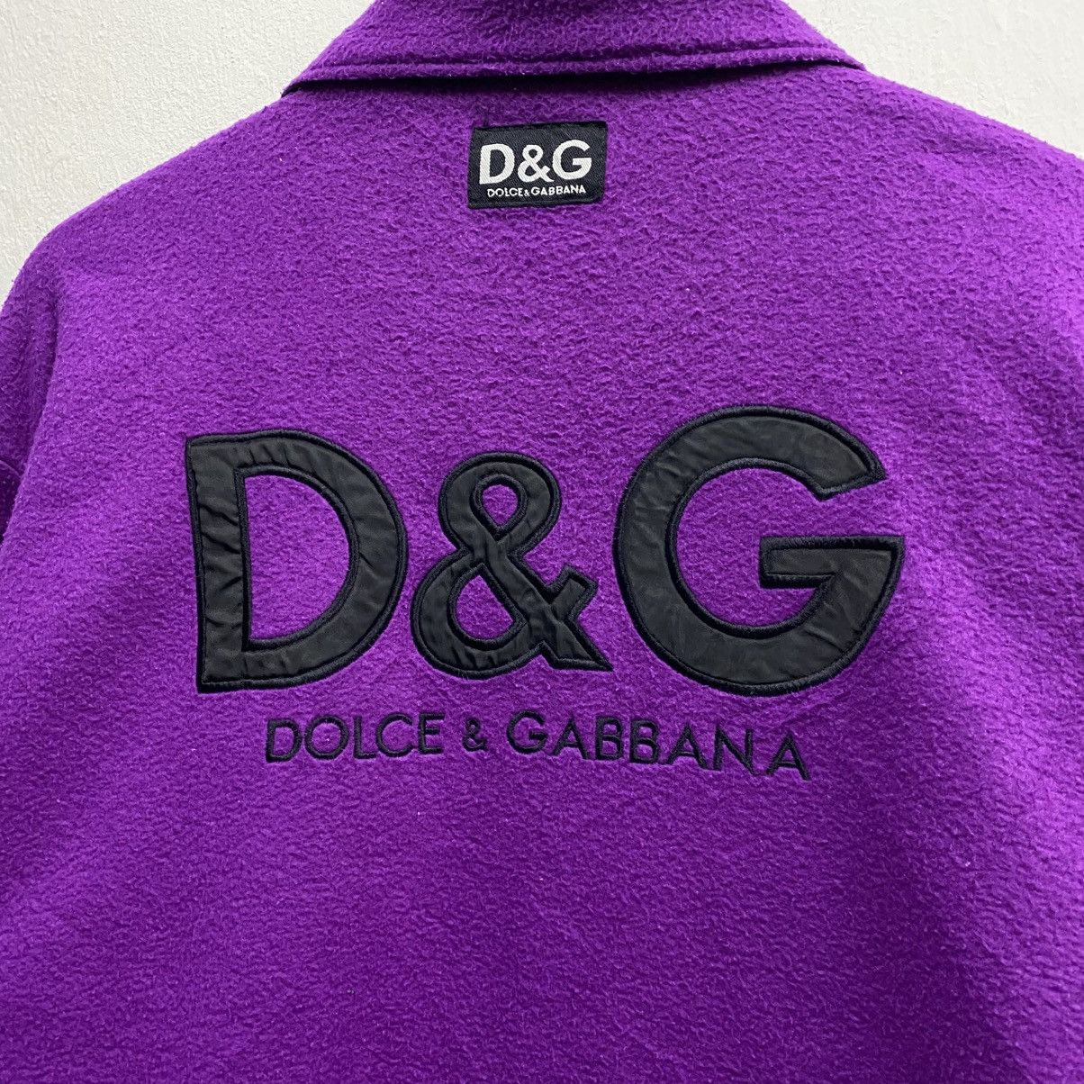 Dolce & Gabbana Vintage Dolce & Gabbana Reversible Fleece Jacket Size US XL / EU 56 / 4 - 12 Thumbnail