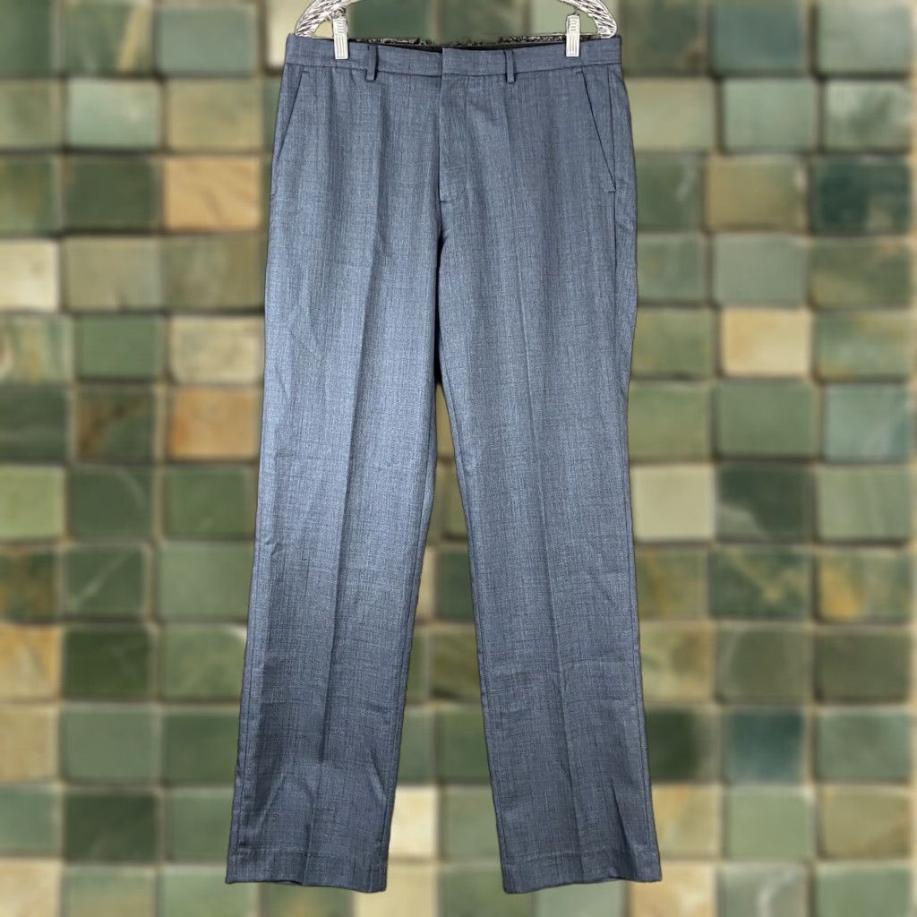 Calvin Klein Calvin Klein Dress Pants Blue Men’s 34x34 Pants Dress Men 34 Blue CK Dress Pants Mens 34x34 Size US 34 / EU 50 - 1 Thumbnail