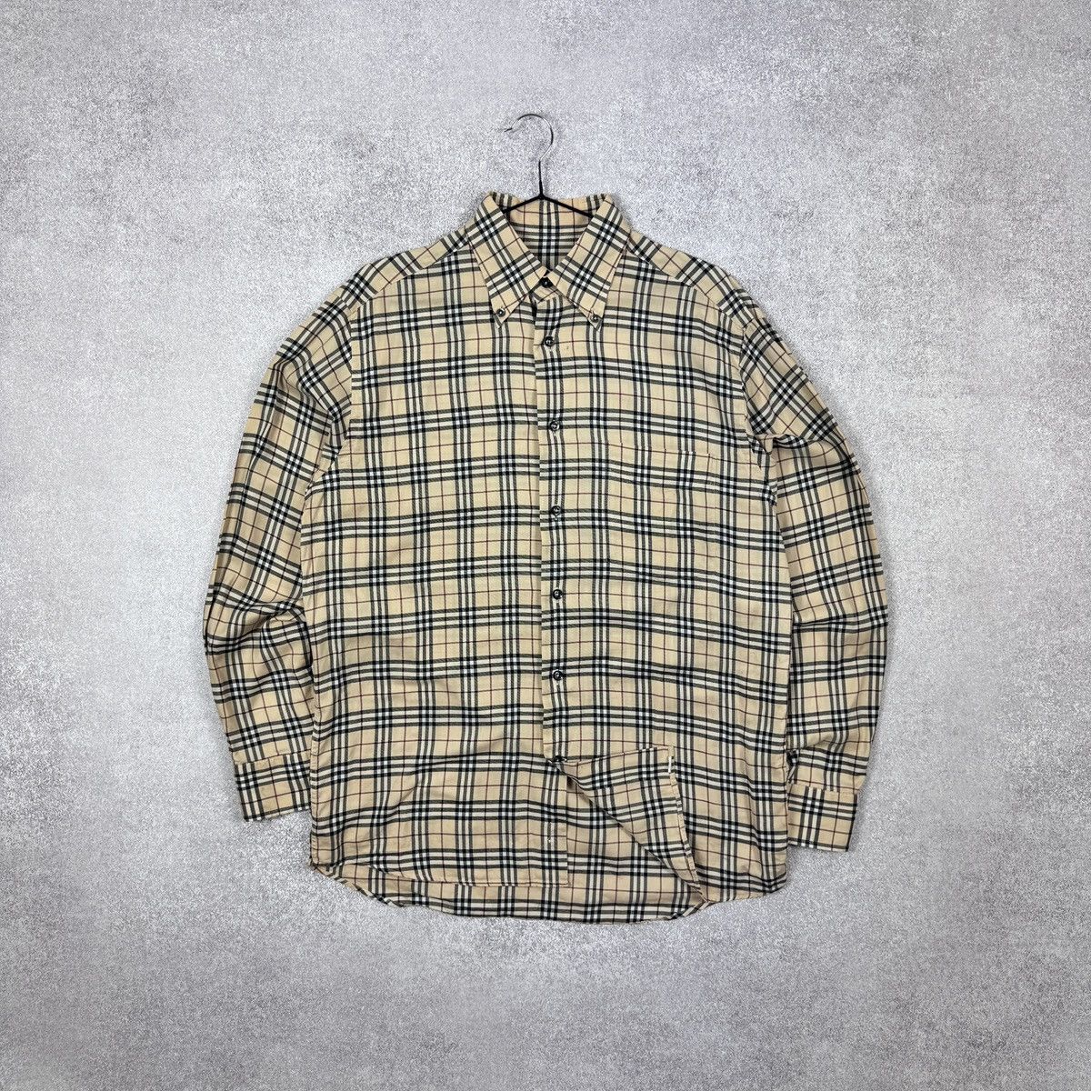 Burberry × Vintage VINTAGE BURBERRY LONDON NOVA CHECK SHIRT SIZE 39 / M Size US M / EU 48-50 / 2 - 1 Thumbnail