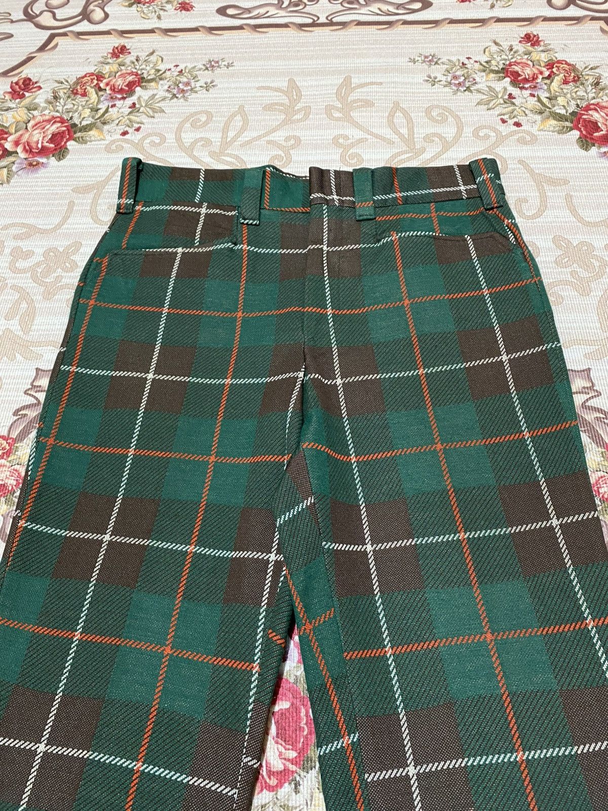 Lee 70s Vtg Lee Tartan Plaid Pants Size US 31 - 3 Thumbnail
