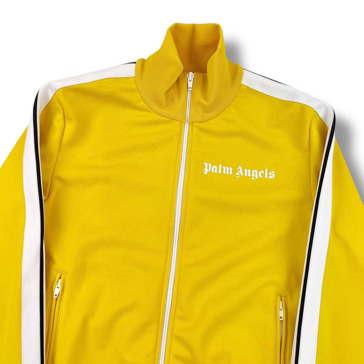 Palm Angels Palm Angels Yellow Track Jacket Size US S / EU 44-46 / 1 - 1 Thumbnail