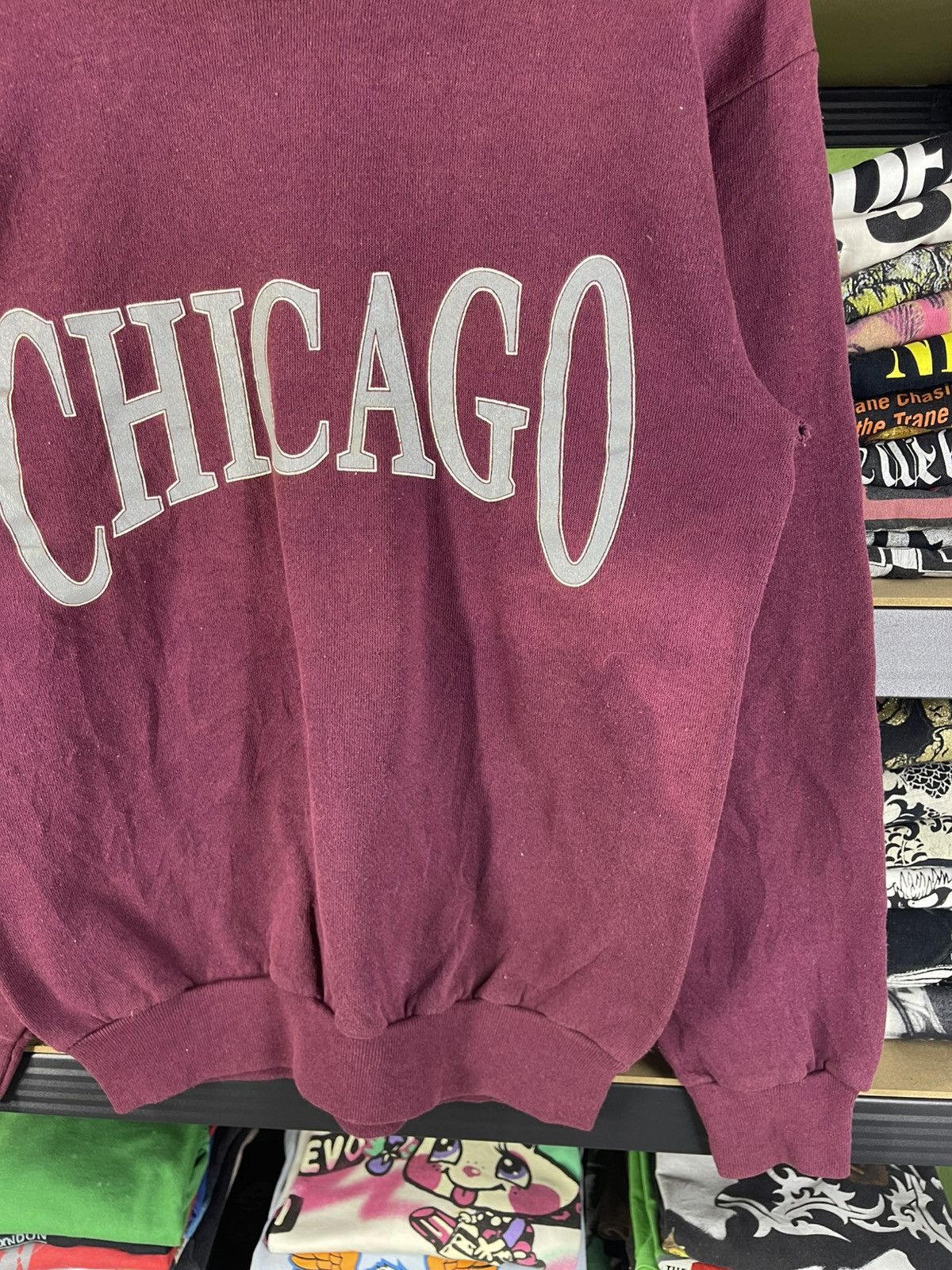 Universal Overall Chicago Vintage 90's Chicago Spellout Sweatshirt Size US M / EU 48-50 / 2 - 5 Thumbnail