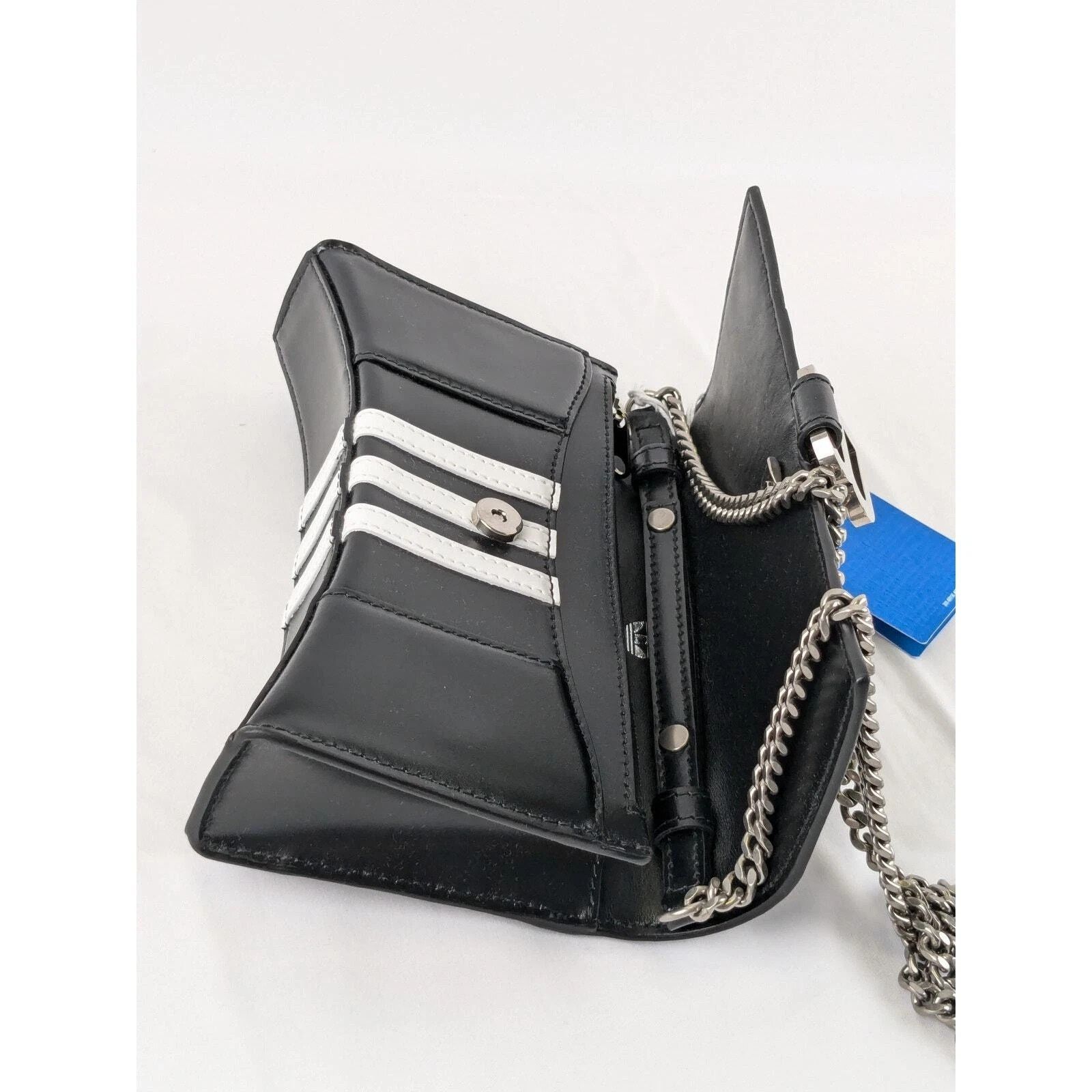 Adidas × Balenciaga o1rshd1 Size: OS / Hour Glass Wallet on Chain Bag in Black Size ONE SIZE - 5 Thumbnail