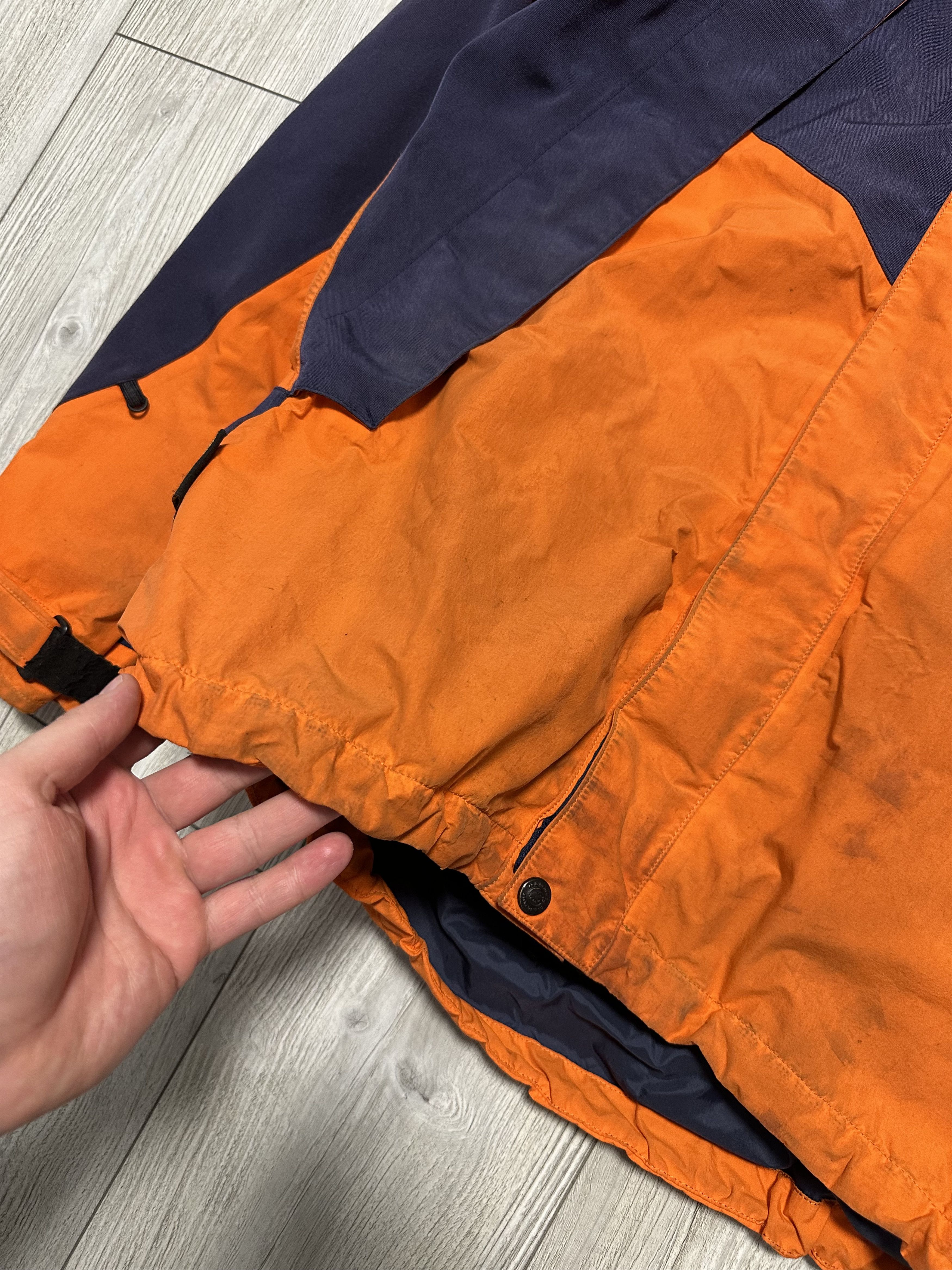 Mammut Mammut Extreme Vintage Orange & Blue Nylon Gore-Tex Jacket Size US L / EU 52-54 / 3 - 3 Thumbnail