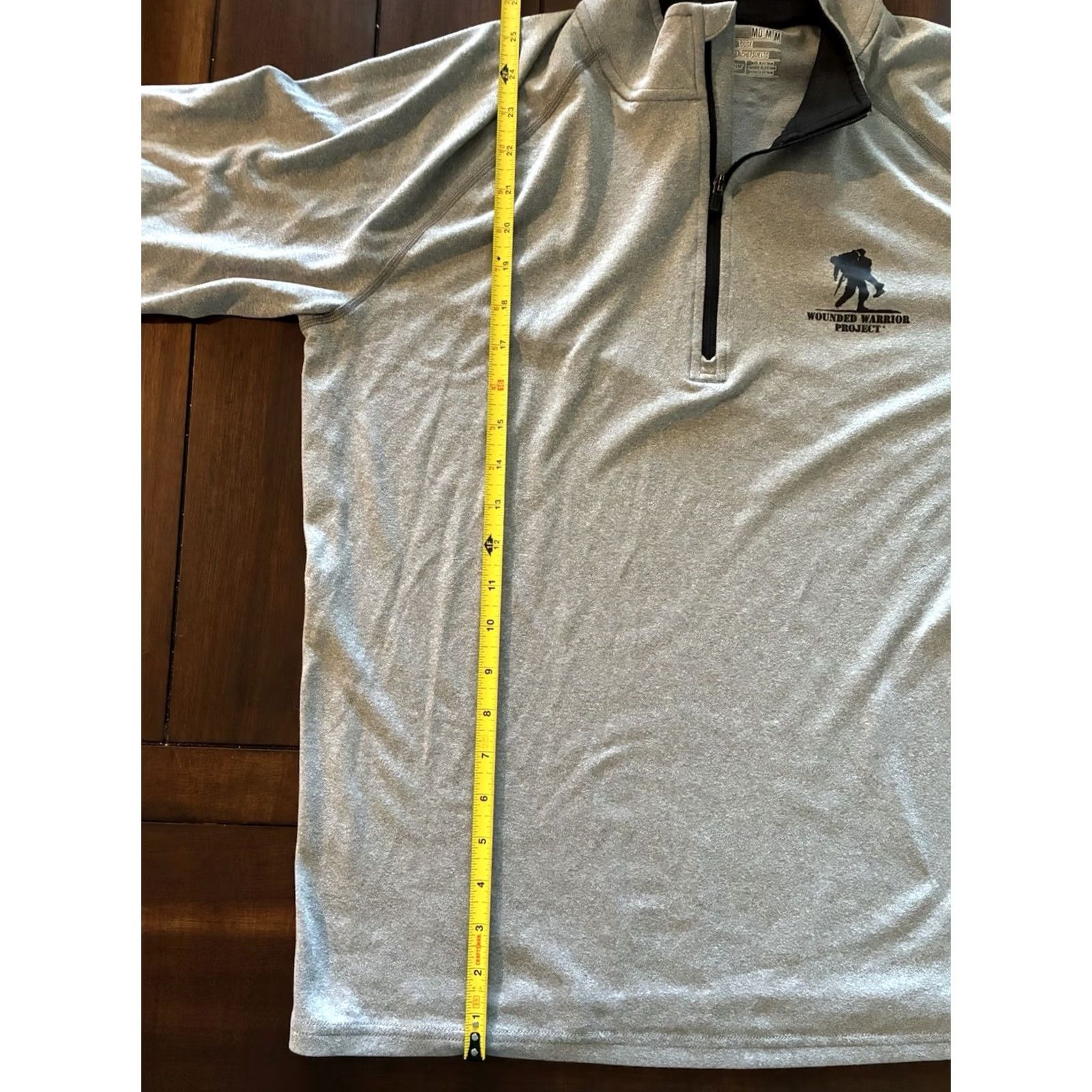 Under Armour Under Armour Wounded Warrior Project Gray Long Sleeve 1/4 Zip Shirt M Mens Regular Size US M / EU 48-50 / 2 - 5 Thumbnail