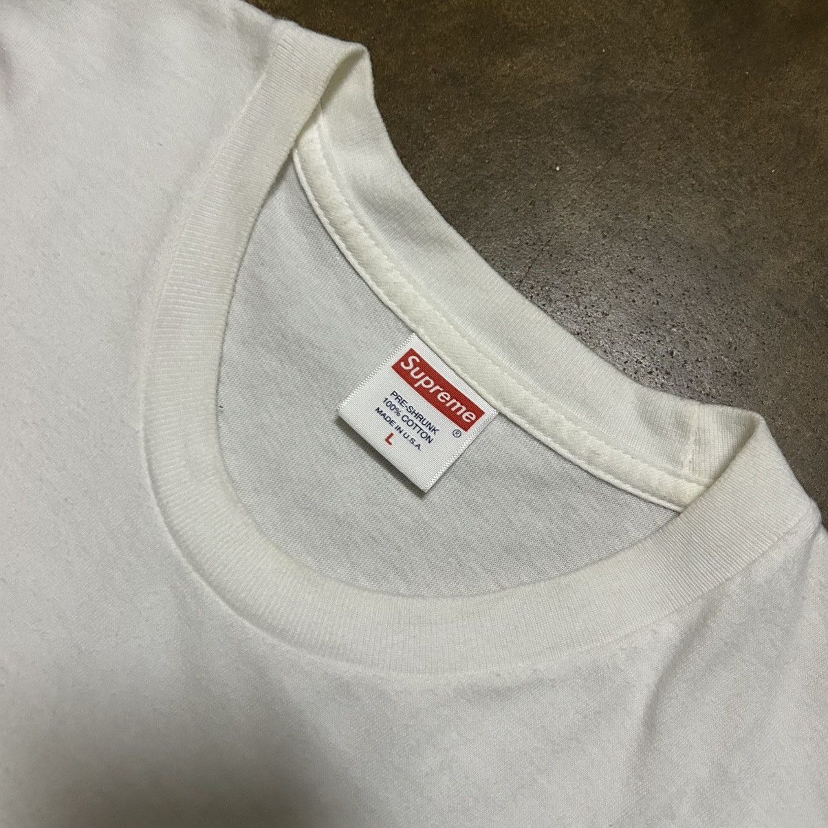 Supreme Supreme Spaghetti Tshirt Size US L / EU 52-54 / 3 - 3 Thumbnail