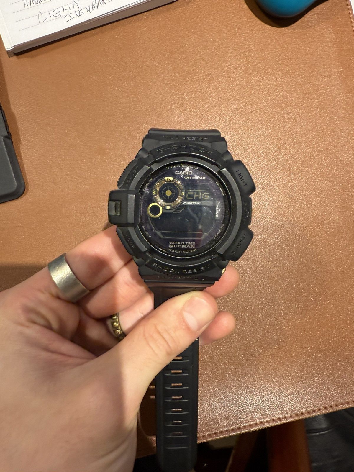 Casio G-SHOCK G-9300GB MUDMAN Black/Gold Quartz Watch