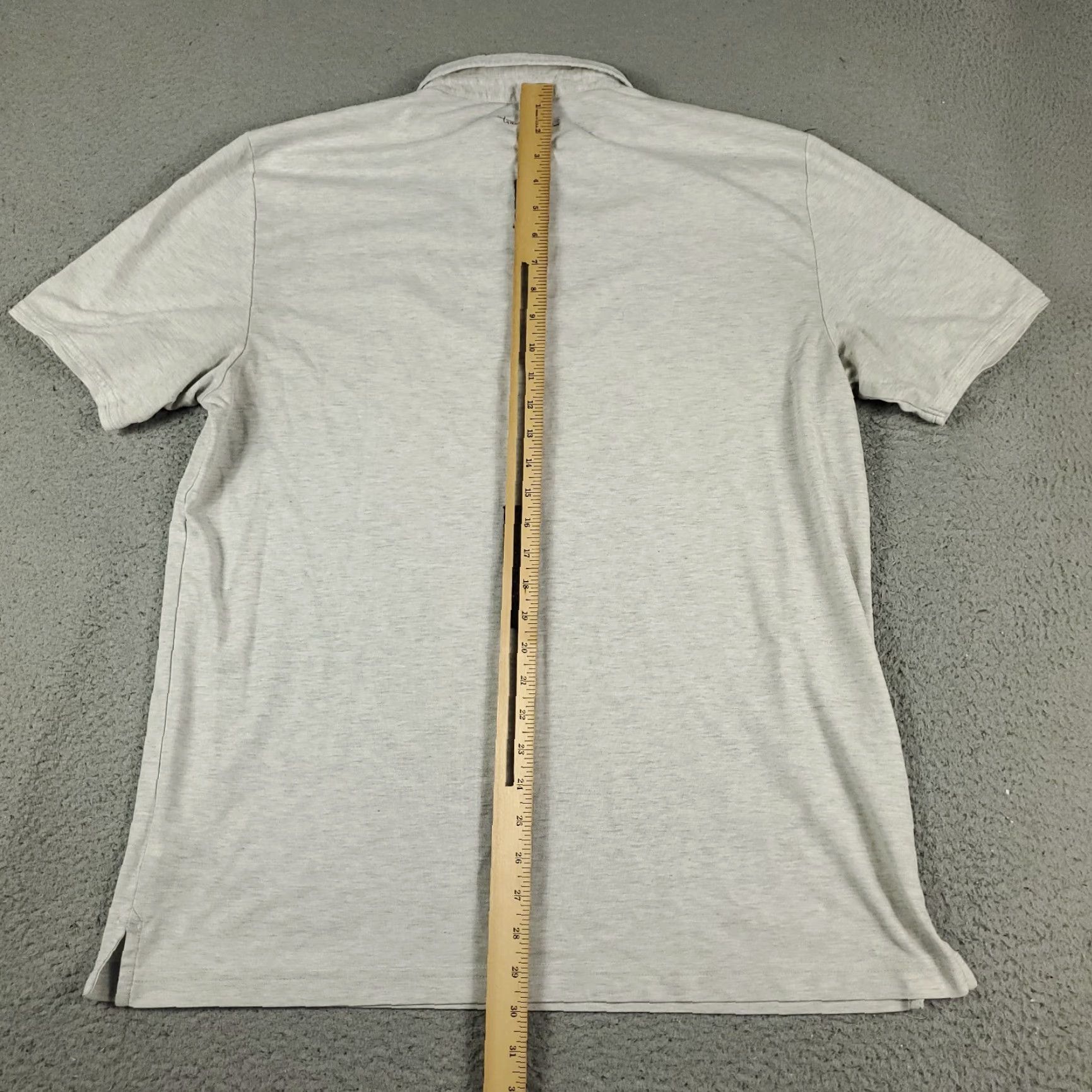 TravisMathew Travis Mathew Polo Shirt Mens XL Gray – Solid Short Sleeve Button-Down, Cotton Blend, Golf/Activewear, Regular Fit Size US XL / EU 56 / 4 - 6 Thumbnail