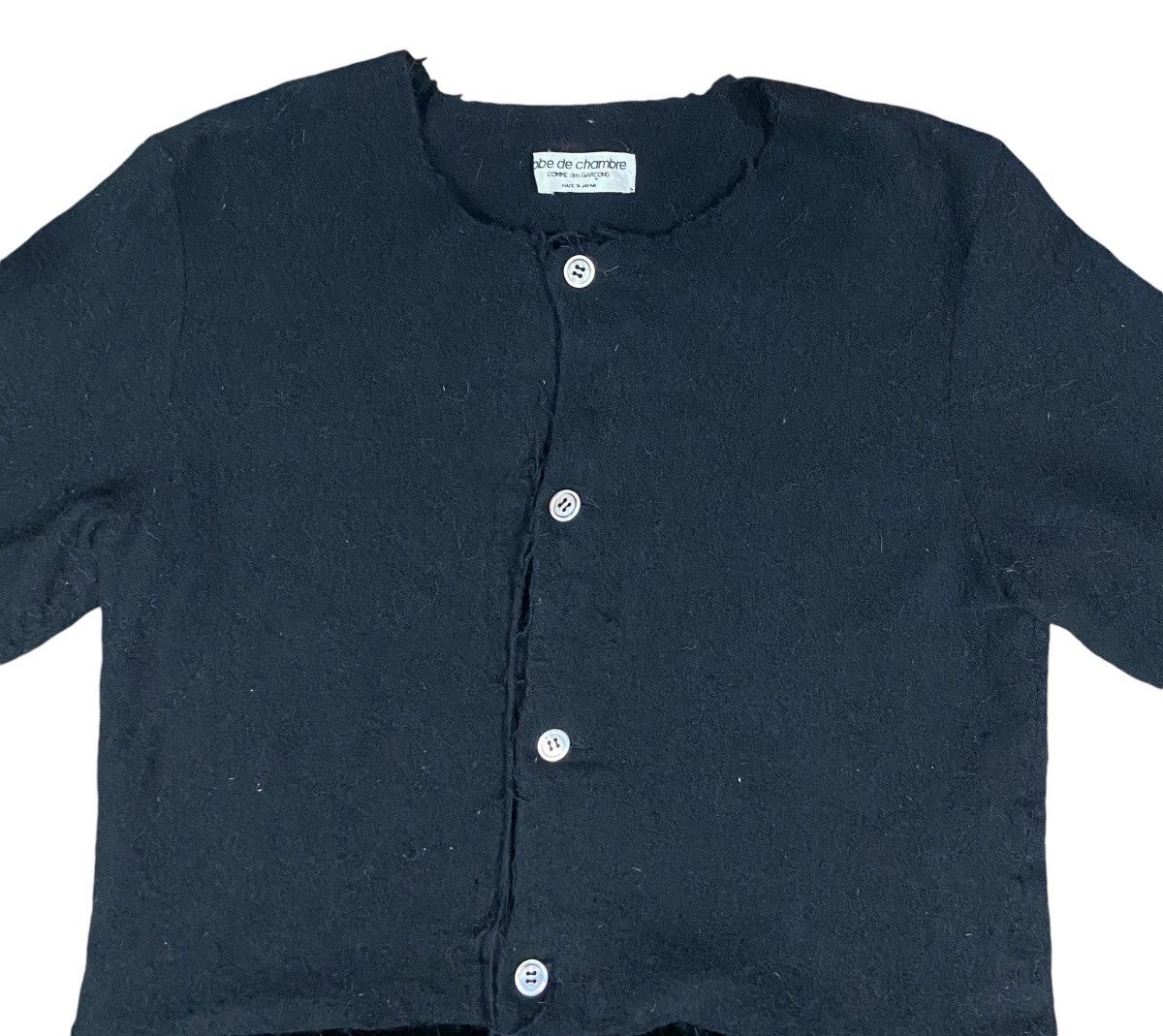 Comme des Garcons COMME Des GARCONS Wool Button Blouse Shirt Size XS / US 0-2 / IT 36-38 - 4 Thumbnail