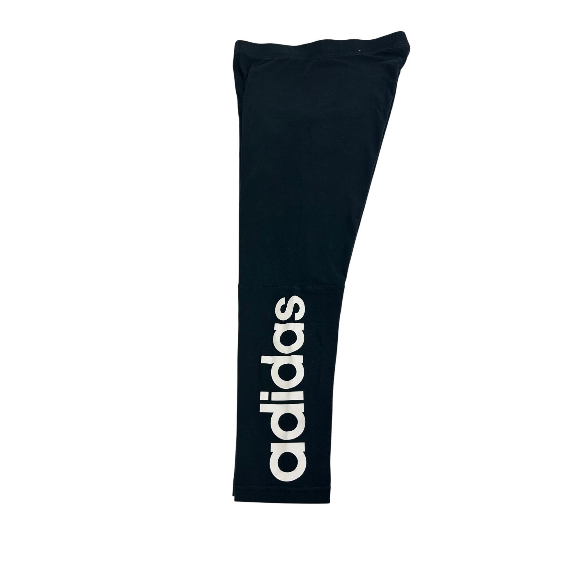 Adidas Adidas Women Leggings Ankle Black Logo Activewear Athleisure Size 28" / US 6 / IT 42 - 3 Thumbnail