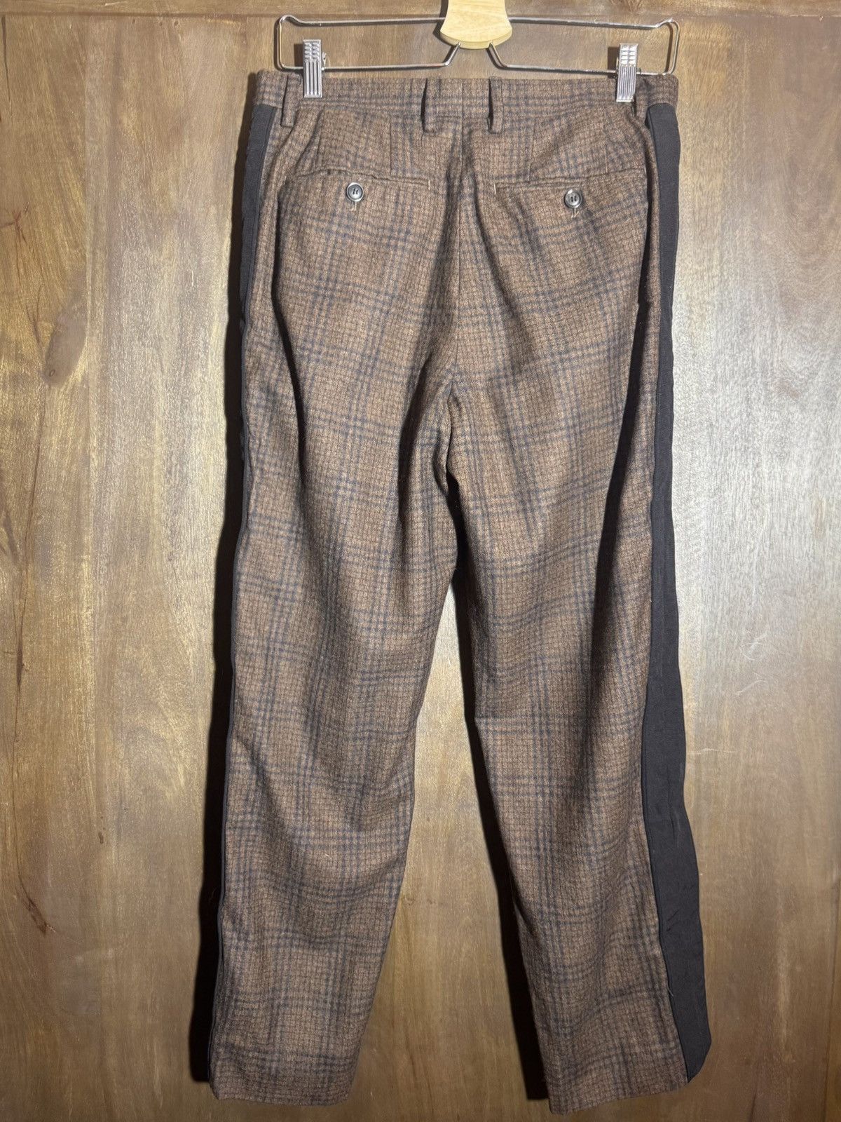 Cerruti 1881 cerruti 1881 runway checks brown wool pants 46 Size US 29 - 5 Thumbnail