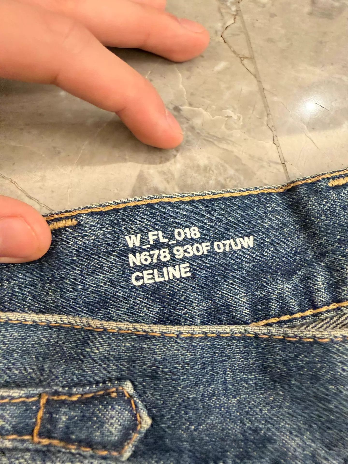 Celine Celine by Hedi Slimane Lock Gold Label Flared Jeans 26 Lisa Size 26" / US 2 / IT 38 - 4 Thumbnail