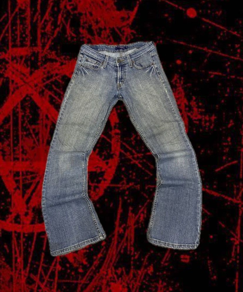 Flared🔥 Levis Grey Bootcut Jeans 90s