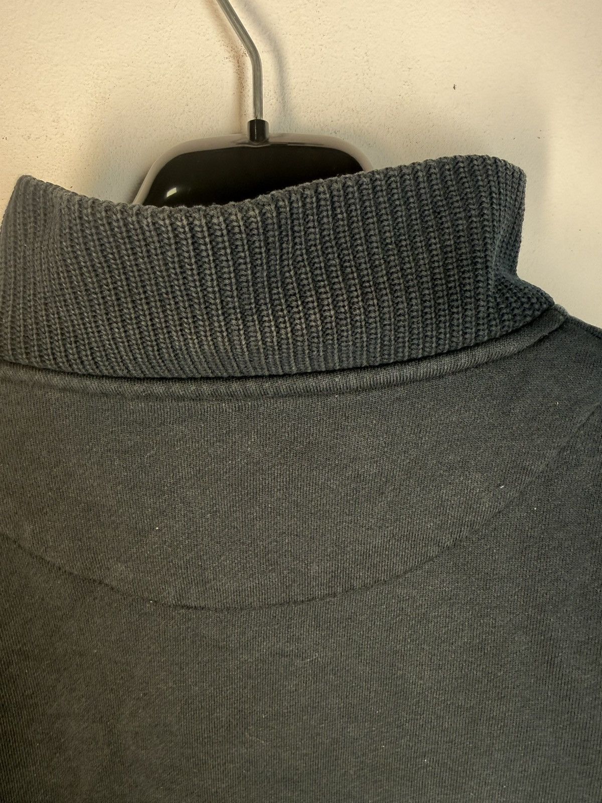 Yves Saint Laurent 90s YSL Sweatshirt 1/4 Quarter Zip Navy Sweater Vintage Size US XL / EU 56 / 4 - 14 Thumbnail