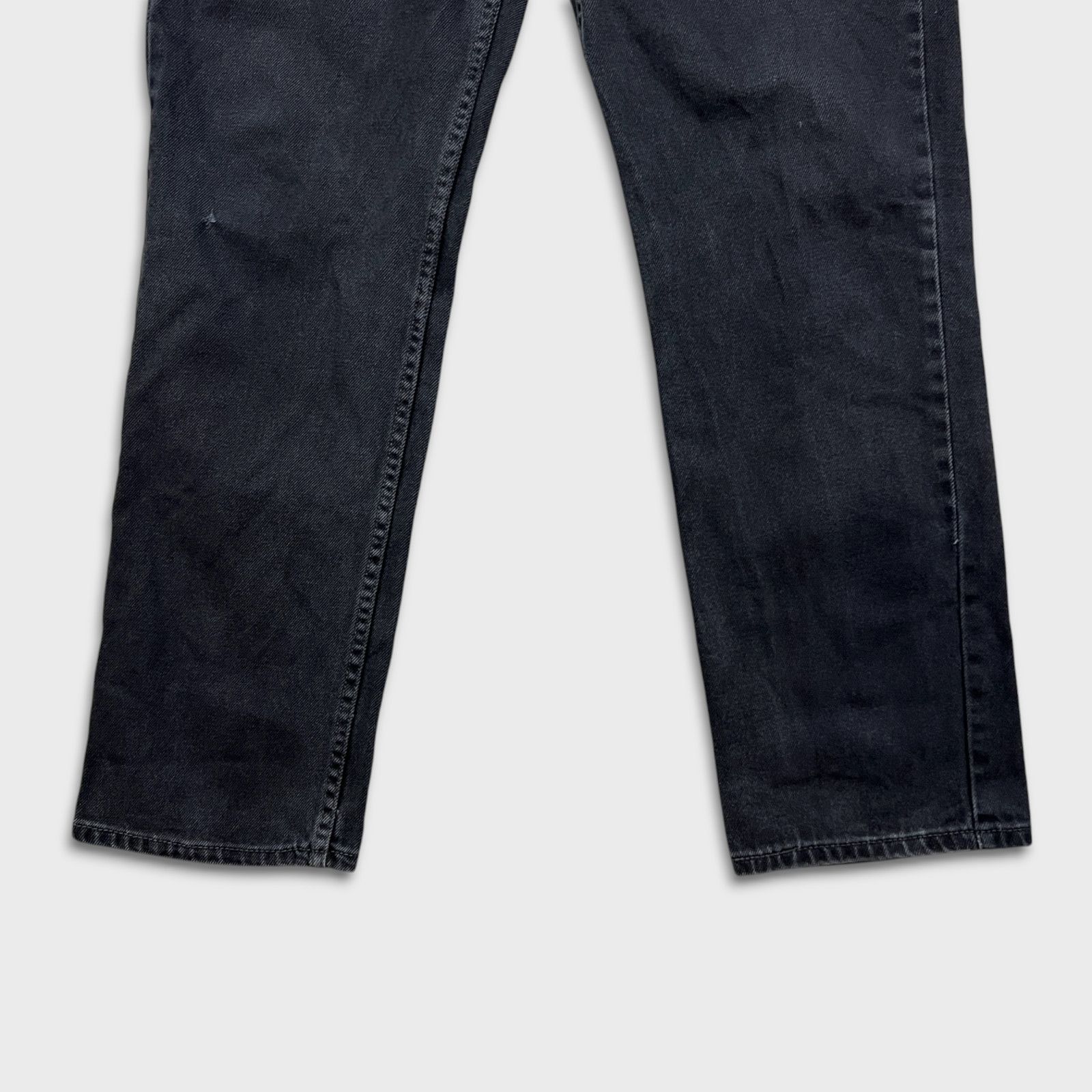 Levi's × Vintage Levi's 516 Jeans 34x30 Black Straight Leg Faded Denim Pants Size US 34 / EU 50 - 4 Thumbnail