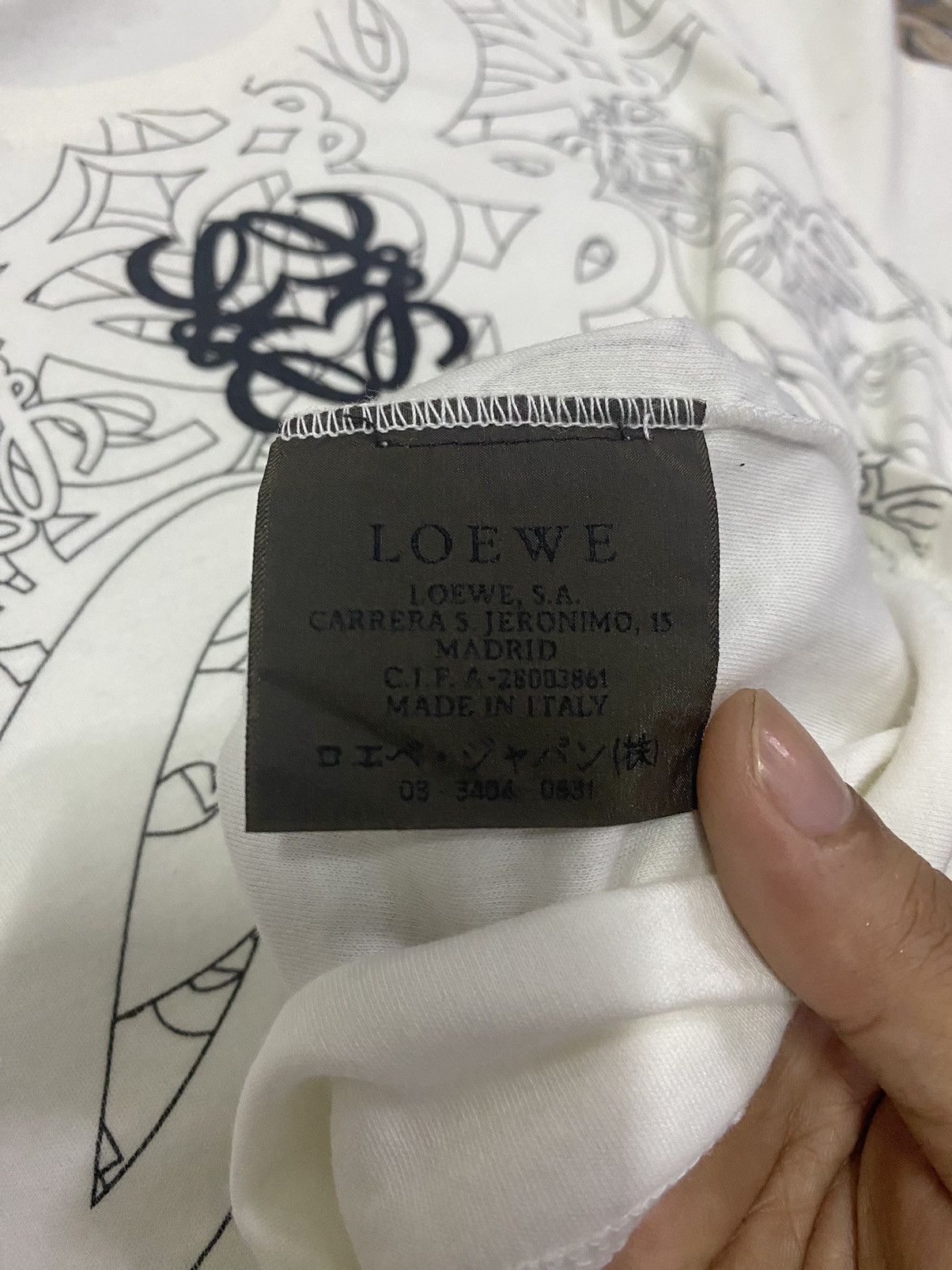 Loewe Loewe Anagram Fullprint tee Size S / US 4 / IT 40 - 6 Thumbnail