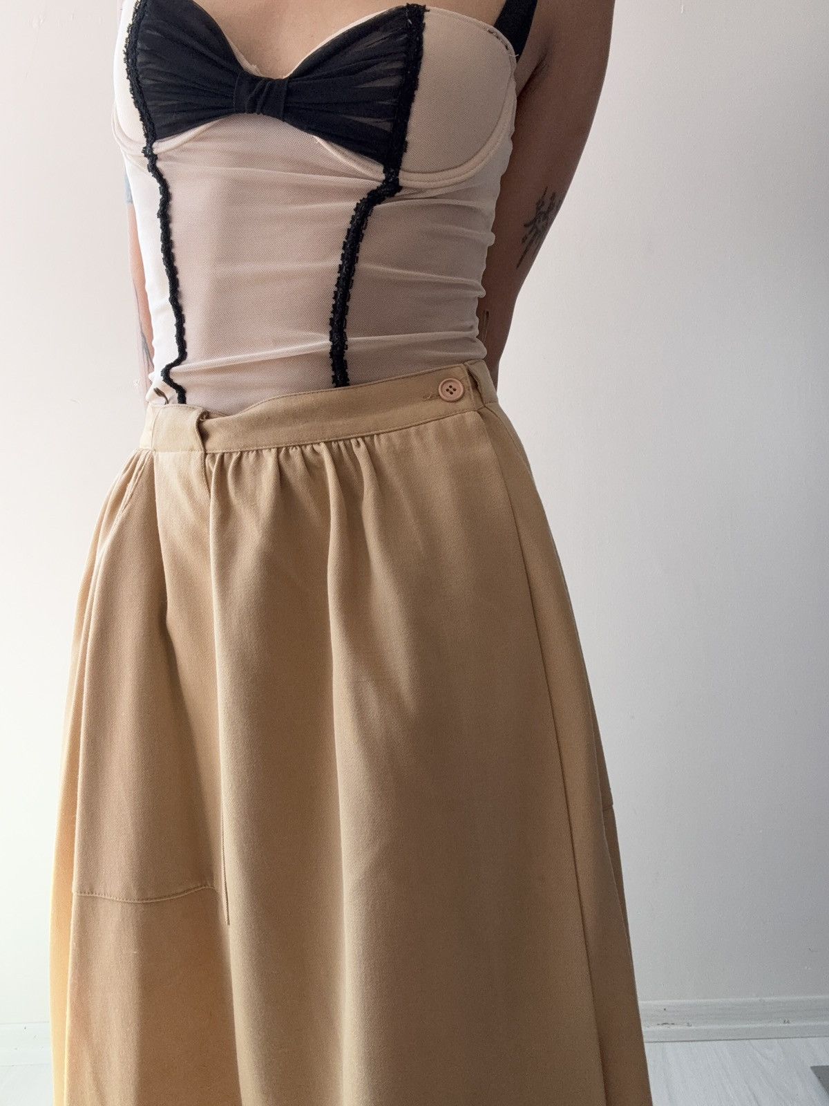 Vintage Vakko skirt Size 26" / US 2 / IT 38 - 2 Thumbnail