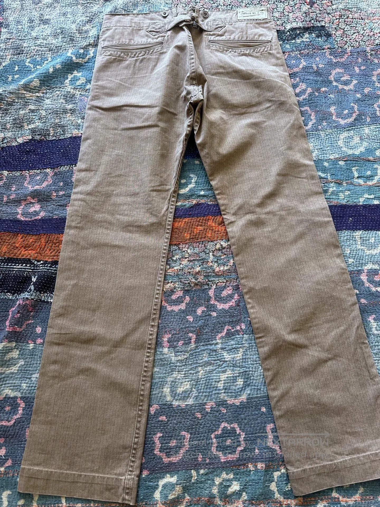 RRL Ralph Lauren RRL Striped Casual Pants. Size US 31 - 2 Thumbnail