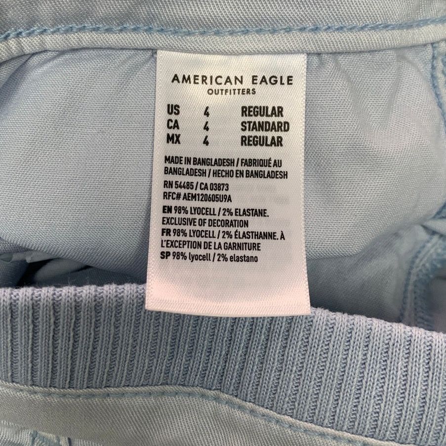 American Eagle Outfitters New American Eagle Womens Size 4 Lightweight Cargo Pants Size 27" / US 4 / IT 40 - 6 Thumbnail