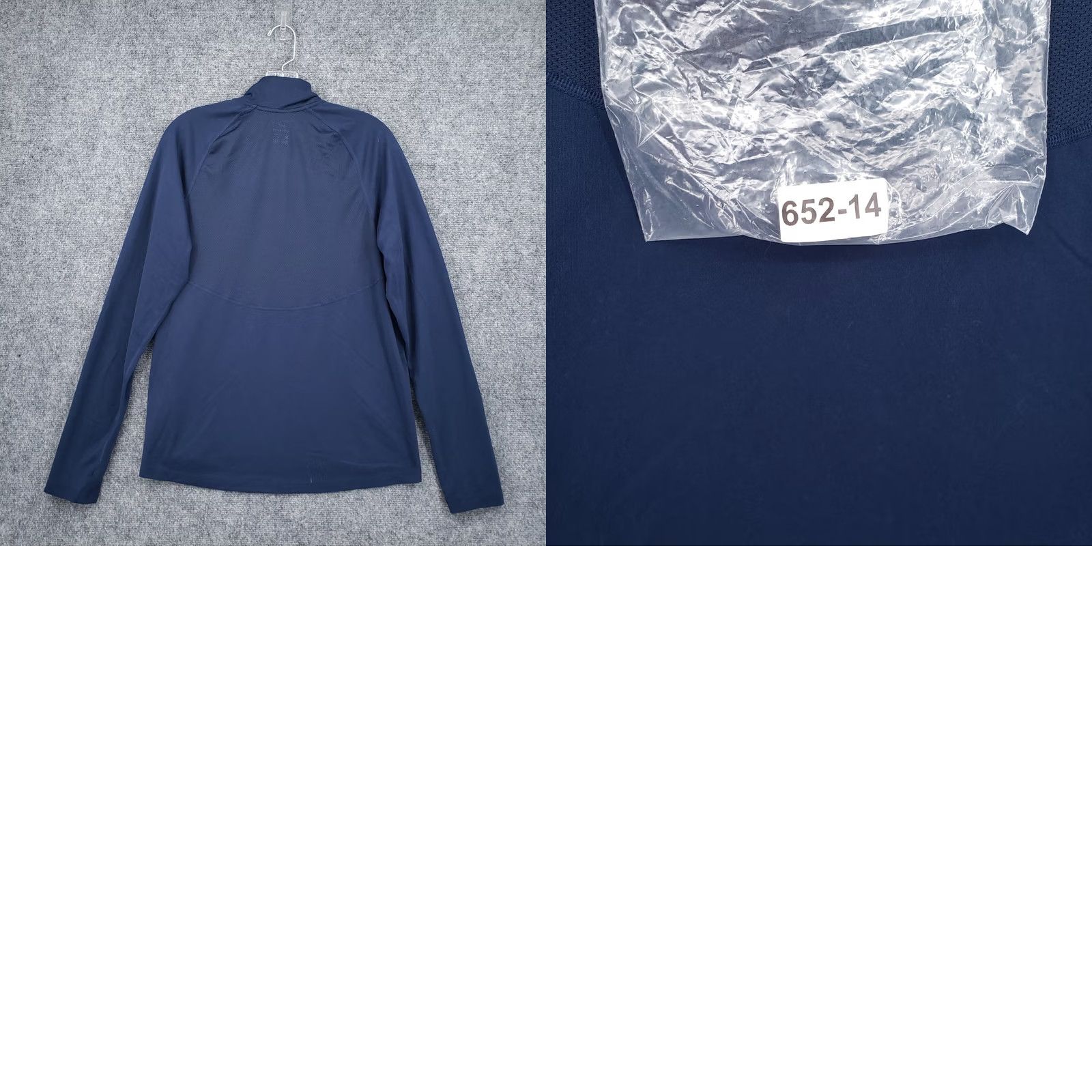 Nike Nike Dri-Fit Jacket Mens L Blue West Virginia Mountaineers 1/4 Zip Long Sleeve Size US L / EU 52-54 / 3 - 9 Thumbnail