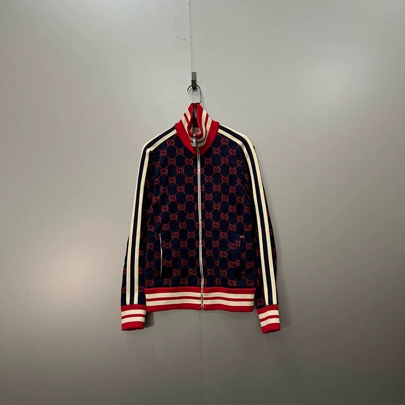 Gucci Gucci Full-print double G striped zipper jacket 2502-Nextar Size US S / EU 44-46 / 1 - 1 Thumbnail
