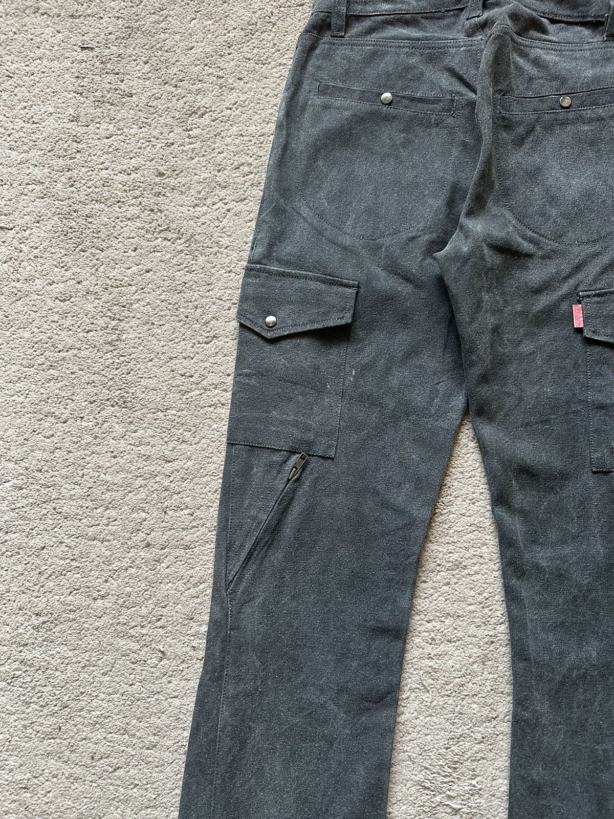 Kadoya 2000s Kadoya Leather Duck Cotton Motorcycle Flare Pant Size US 29 - 9 Thumbnail