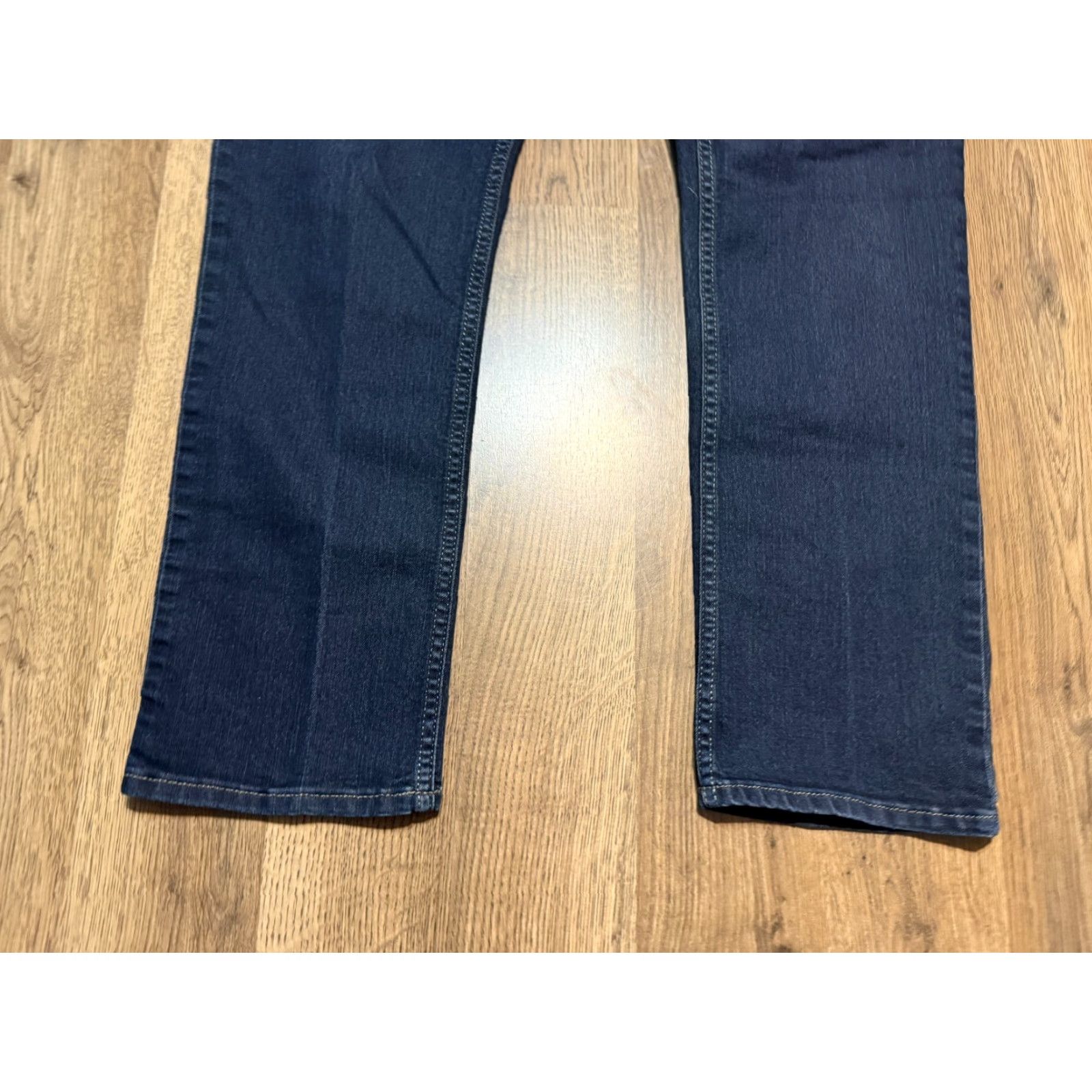 Lee Riders by Lee Jeans Women's 12P Blue Denim Curvy Fit Skinny High Rise Jeans Shirt? Size 34" / US 12 / IT 48 - 2 Thumbnail