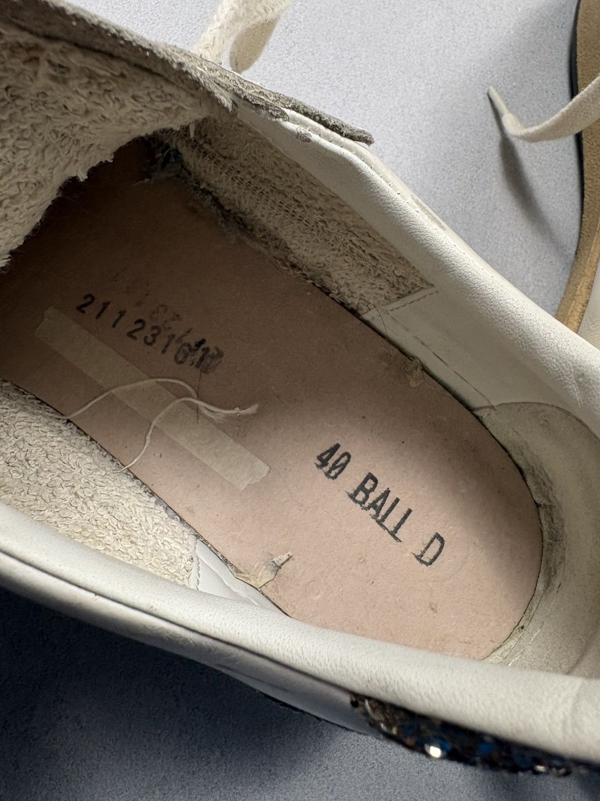 Golden Goose Golden Goose Ball Star Glitter Back Low Top Sneakers EU 42 Size US 9 / EU 42 - 14 Thumbnail
