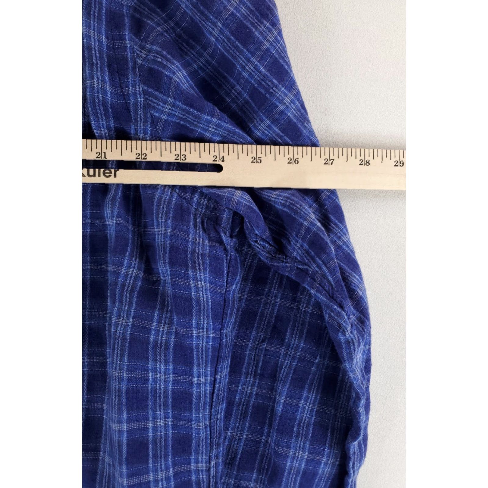 Polo Ralph Lauren Polo Ralph Lauren Shirt Ocean Wash 100% Linen Button Up Long Sleeve Blue XL Mens Size US XL / EU 56 / 4 - 4 Thumbnail
