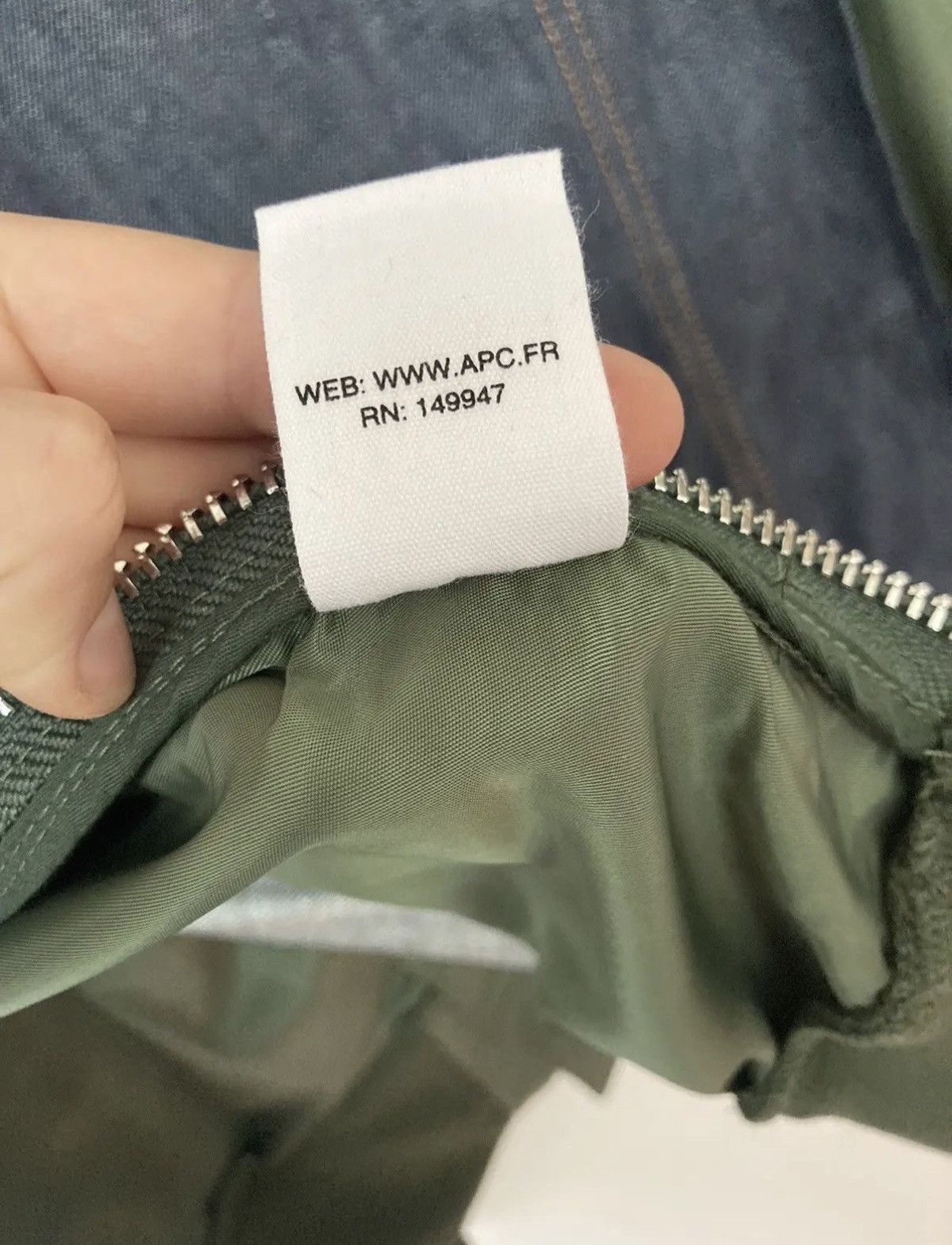 A.P.C. × Sacai APC x Sacai Eimi Denim Bomber Jacket Size US S / EU 44-46 / 1 - 8 Thumbnail