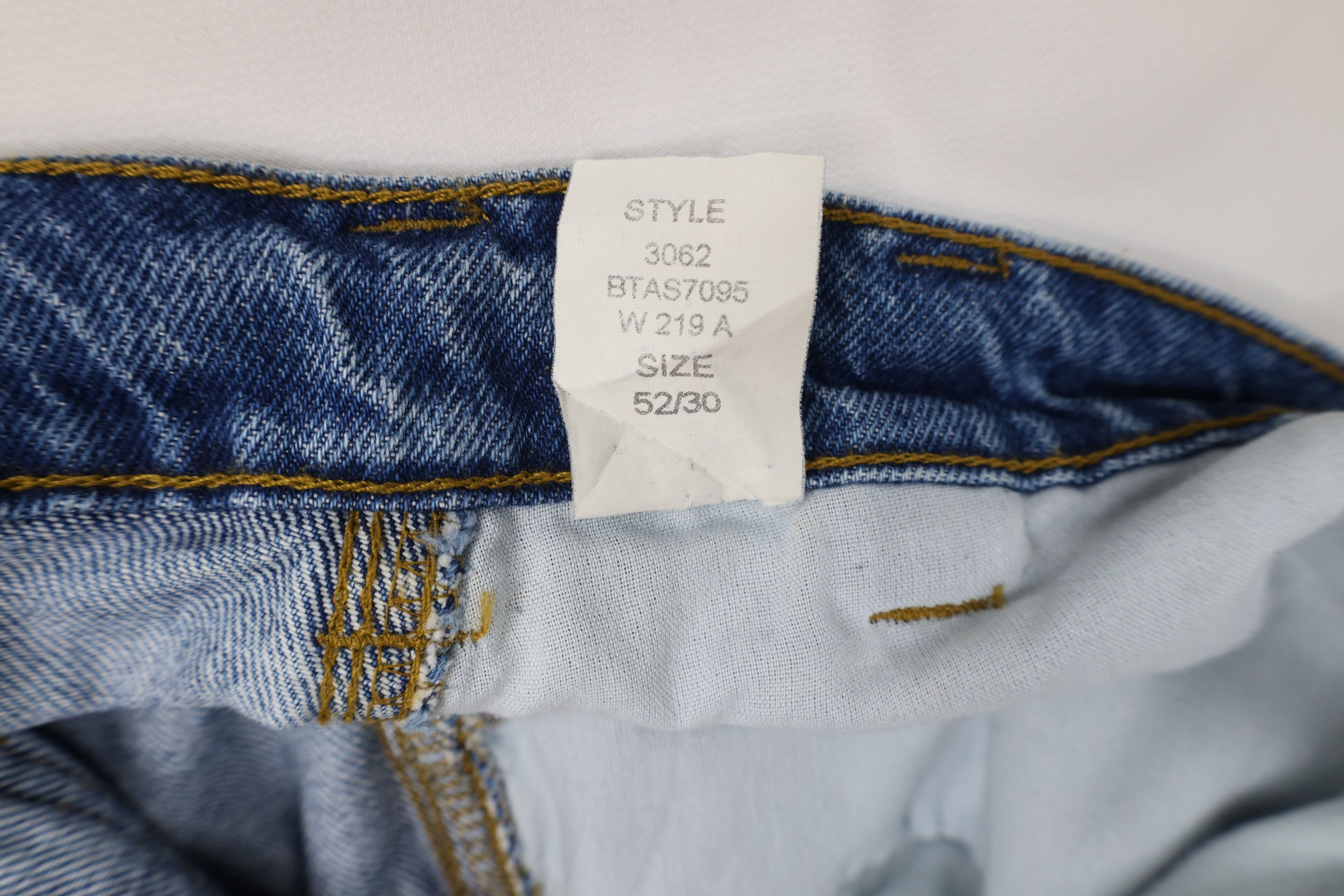 Vintage Deadstock Vintage 90s Y2K Streetwear Wide Leg Denim Jeans Size US 44 / EU 60 - 7 Thumbnail