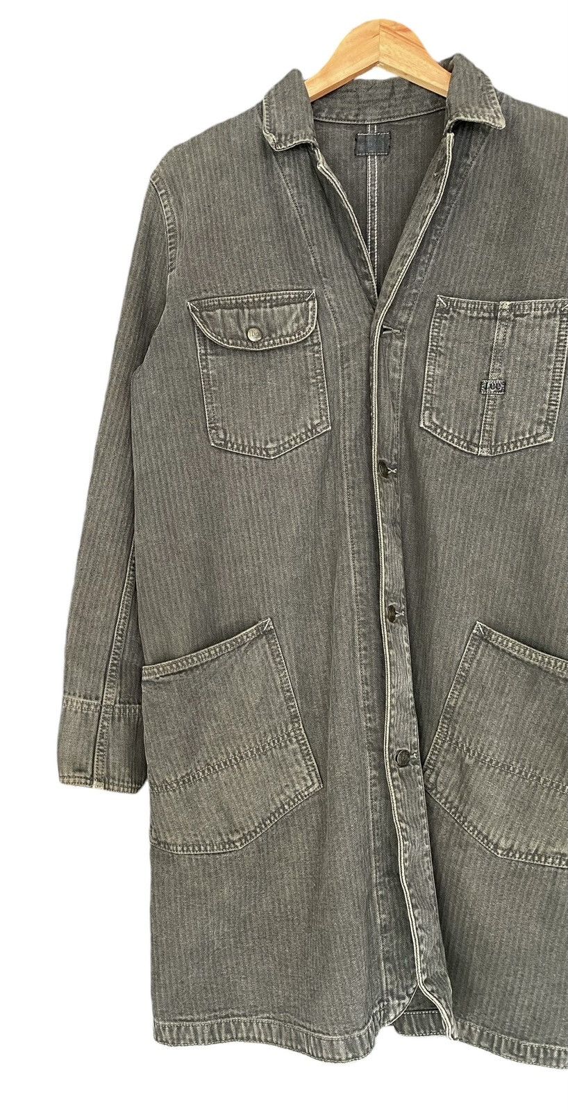 Lee Vintage LEE Long Coat Button Jacket (M) Size US M / EU 48-50 / 2 - 3 Thumbnail