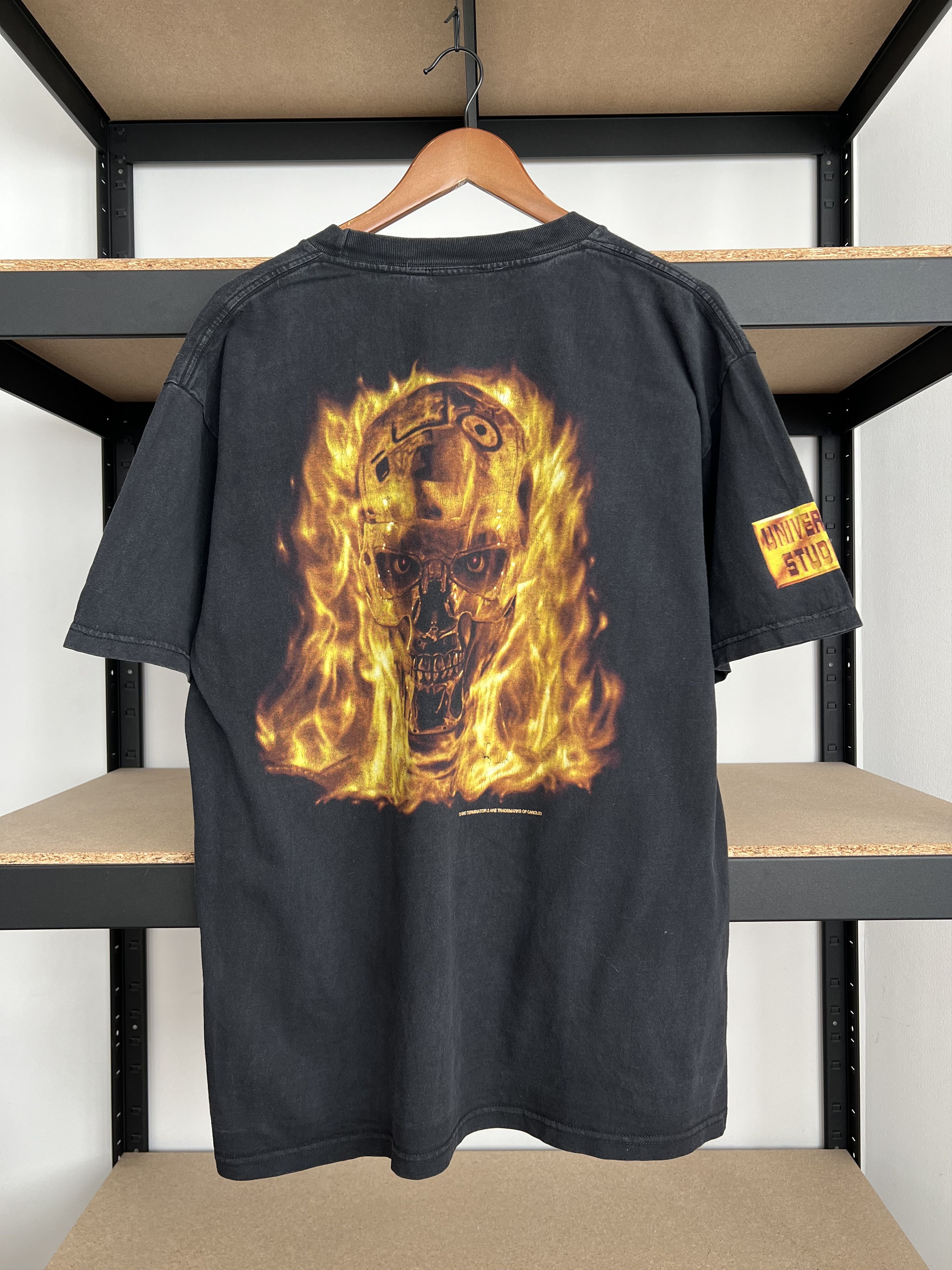 Vintage Vintage 90s Terminator 2 Universal Studios Movie T-shirt Size US XL / EU 56 / 4 - 1 Thumbnail