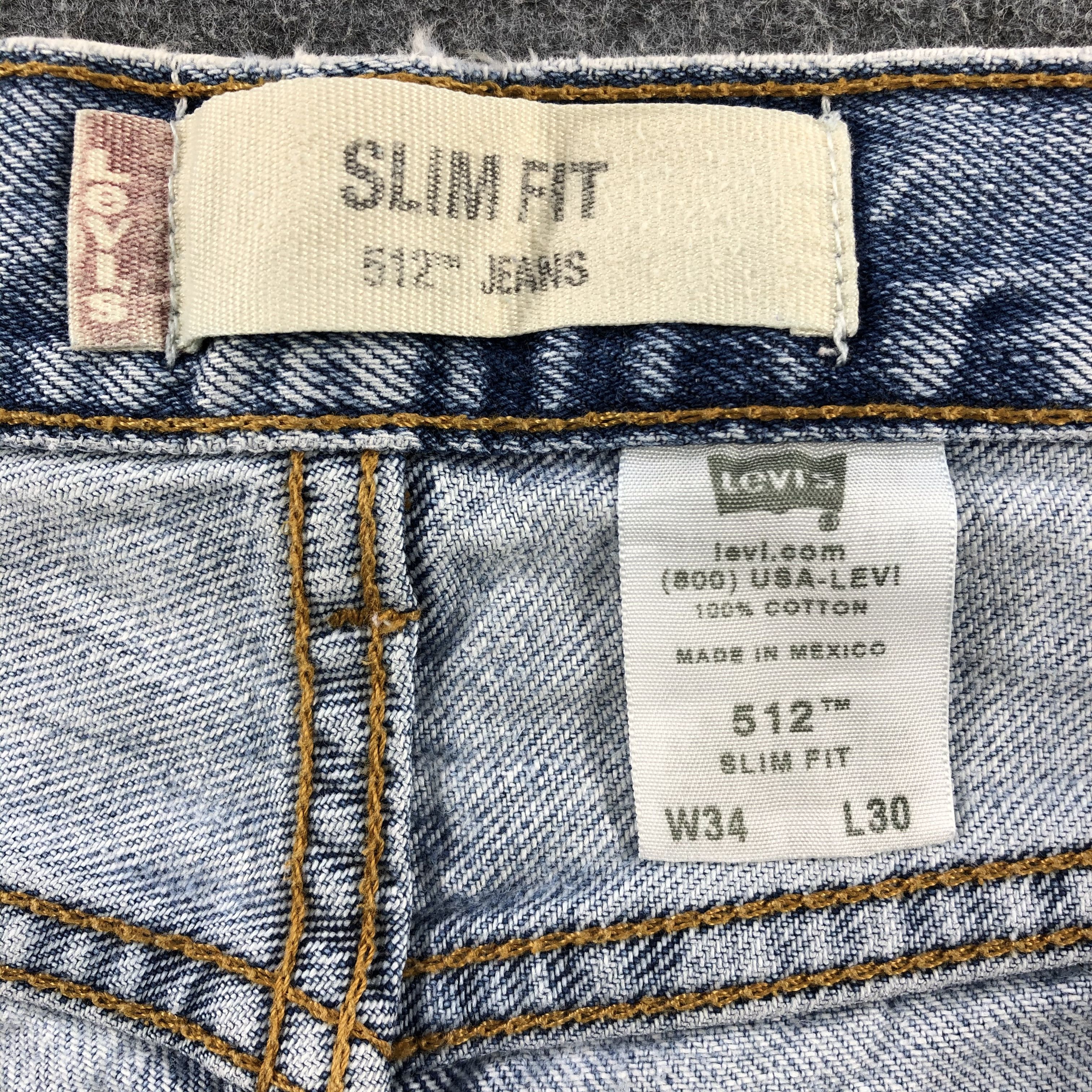 Levi's Vintage Light Wash Levis 512 Jeans-J1027 Size US 32 / EU 48 - 11 Thumbnail