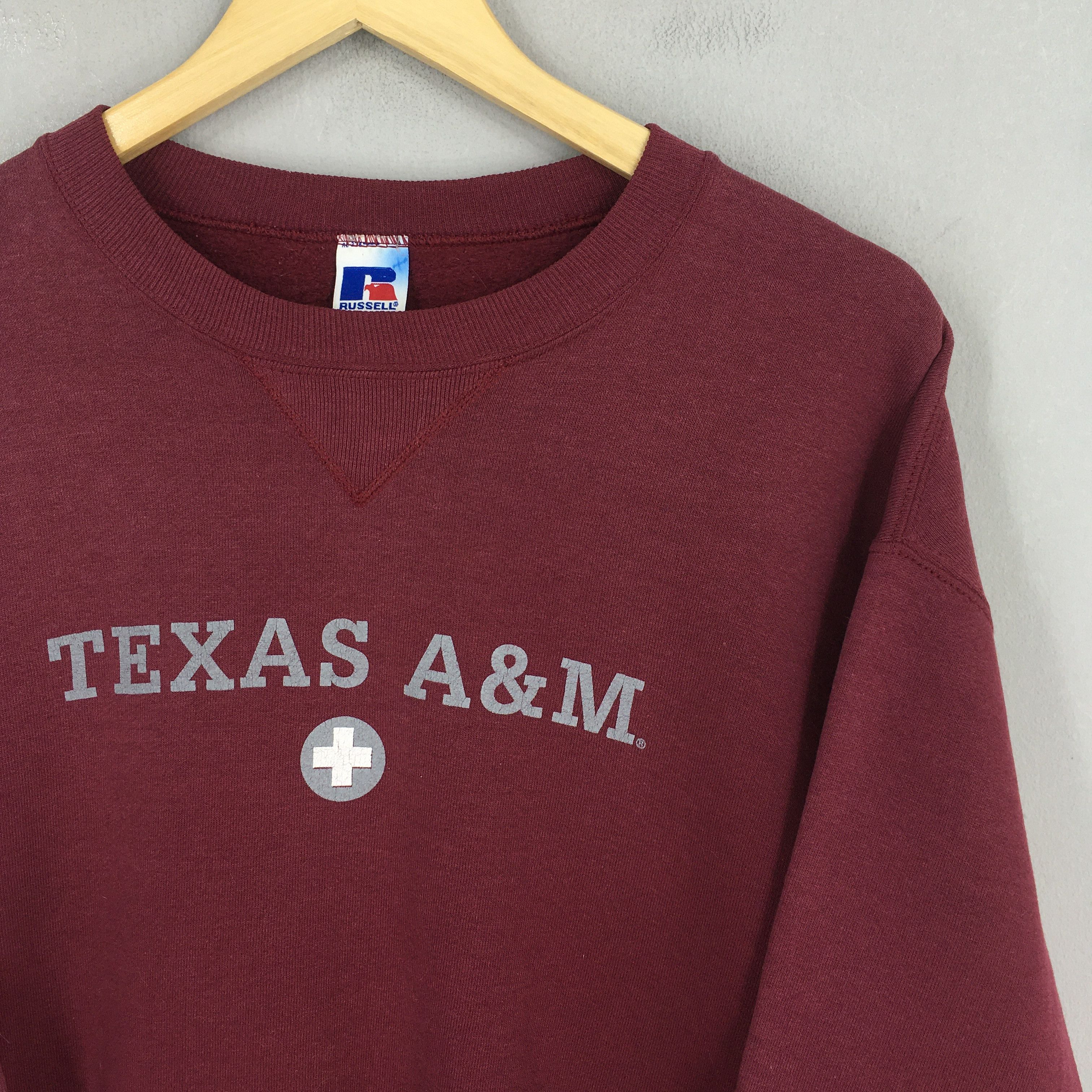 NCAA × Russell Athletic × Vintage Vintage Texas A&M University Sweatshirt Medium Size US M / EU 48-50 / 2 - 2 Thumbnail