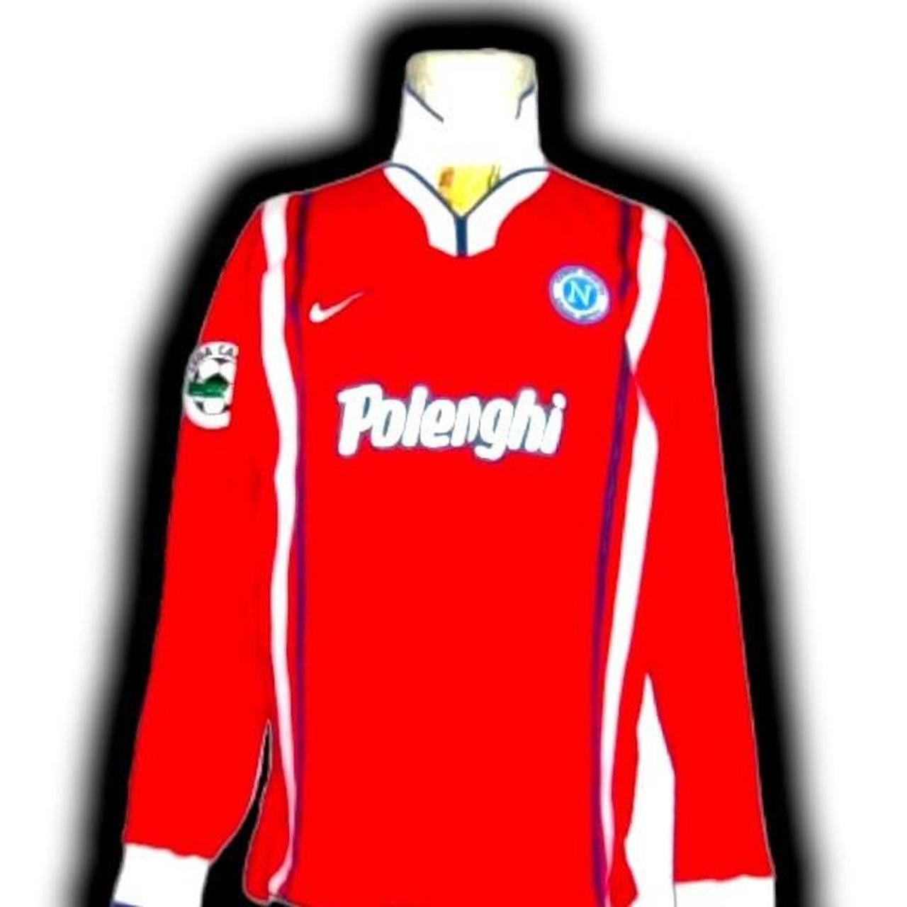 Nike SSC Napoli Italy 1997 1998 Goalkeeper Away Shirt Jersey Size US L / EU 52-54 / 3 - 2 Thumbnail