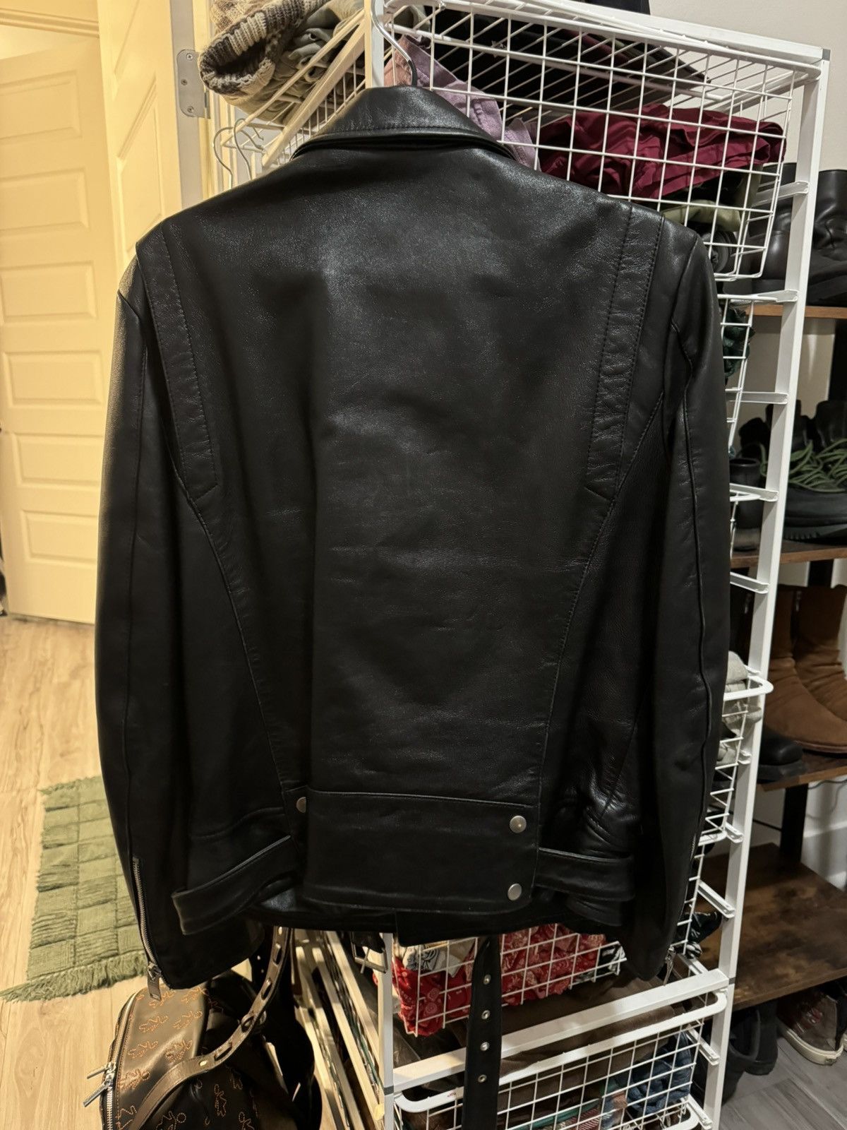 Alessandrini New York Leather Jacket M Retail $1k Size US M / EU 48-50 / 2 - 4 Thumbnail