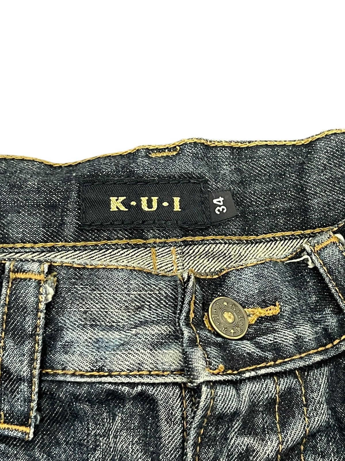 Le Grande Bleu (L.G.B.) Slim Jeans K.U.I. Cross Bones margiela amiri dior cdg 4🟦1 Size US 35 - 17 Thumbnail