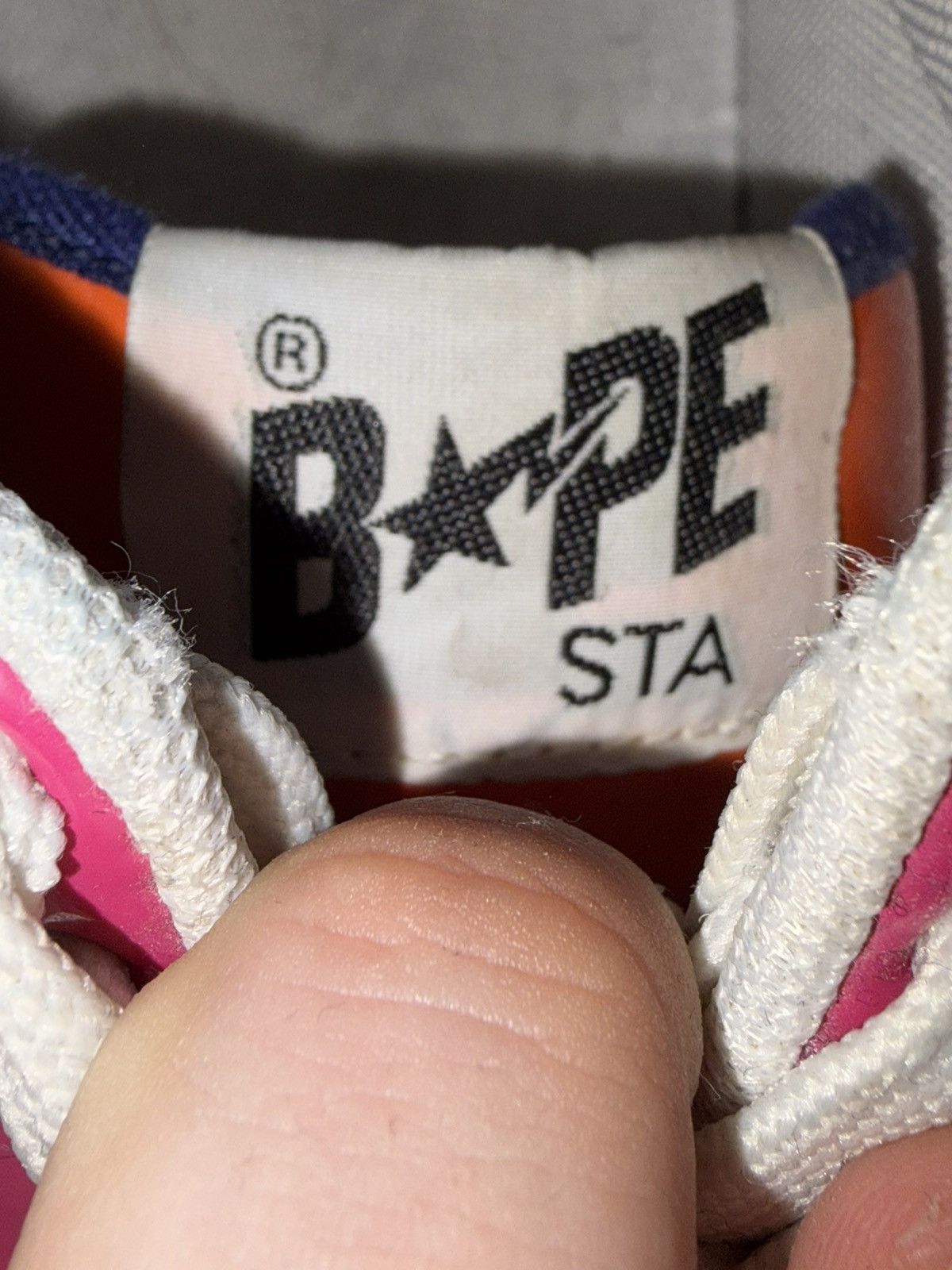 Bape Bape Bapesta Pink and Orange Size US 10.5 / EU 43-44 - 5 Thumbnail