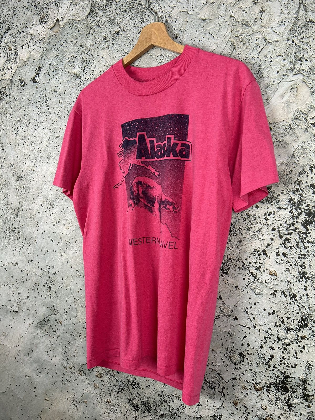 Other Vintage Singnle Stitch Alaska USA Graphic Tee 90s Size US L / EU 52-54 / 3 - 2 Thumbnail
