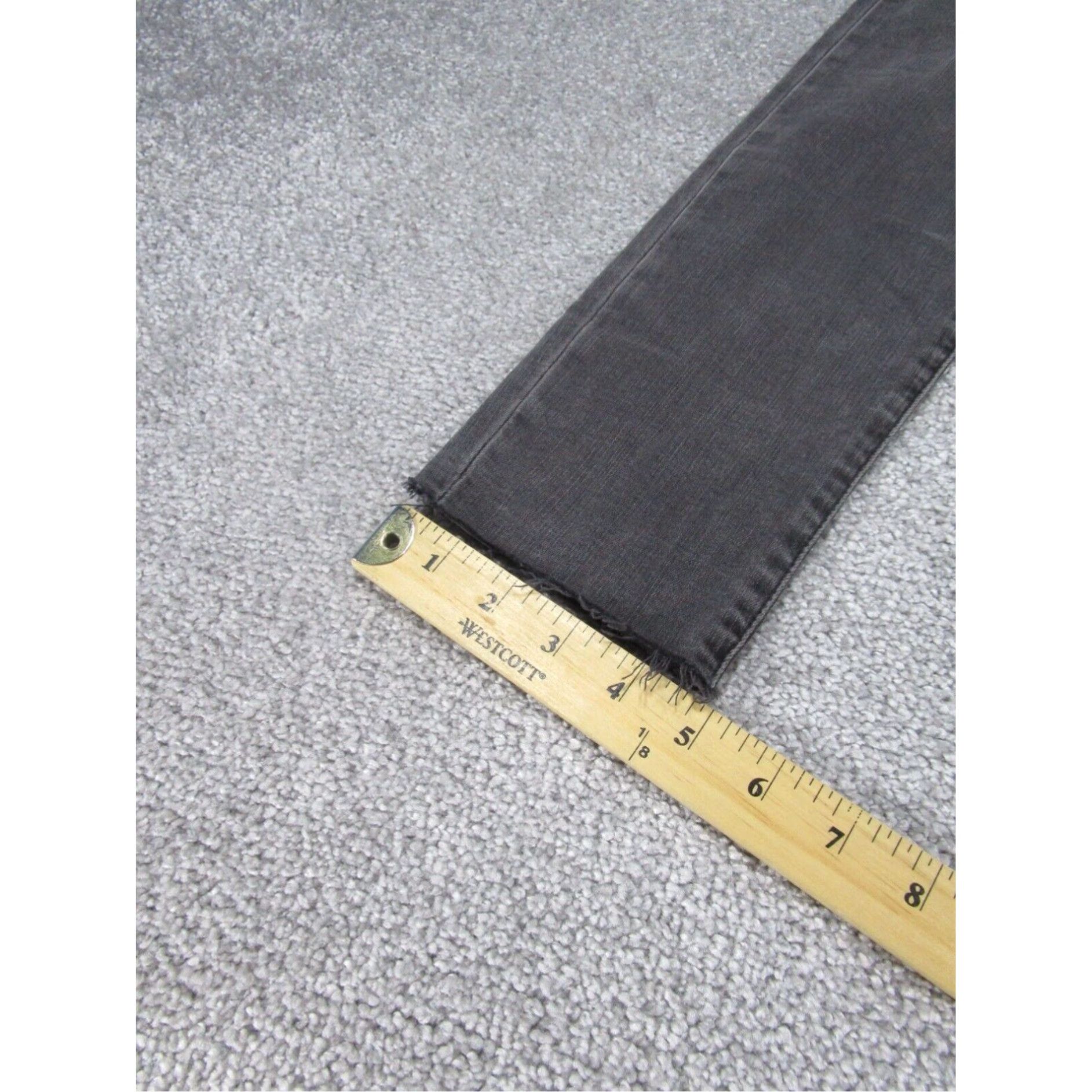 Madewell Madewell Womens Gray Mid Rise Skinny Jeans Tall 28 Denim Ripped Zip Fly Size 28" / US 6 / IT 42 - 6 Thumbnail