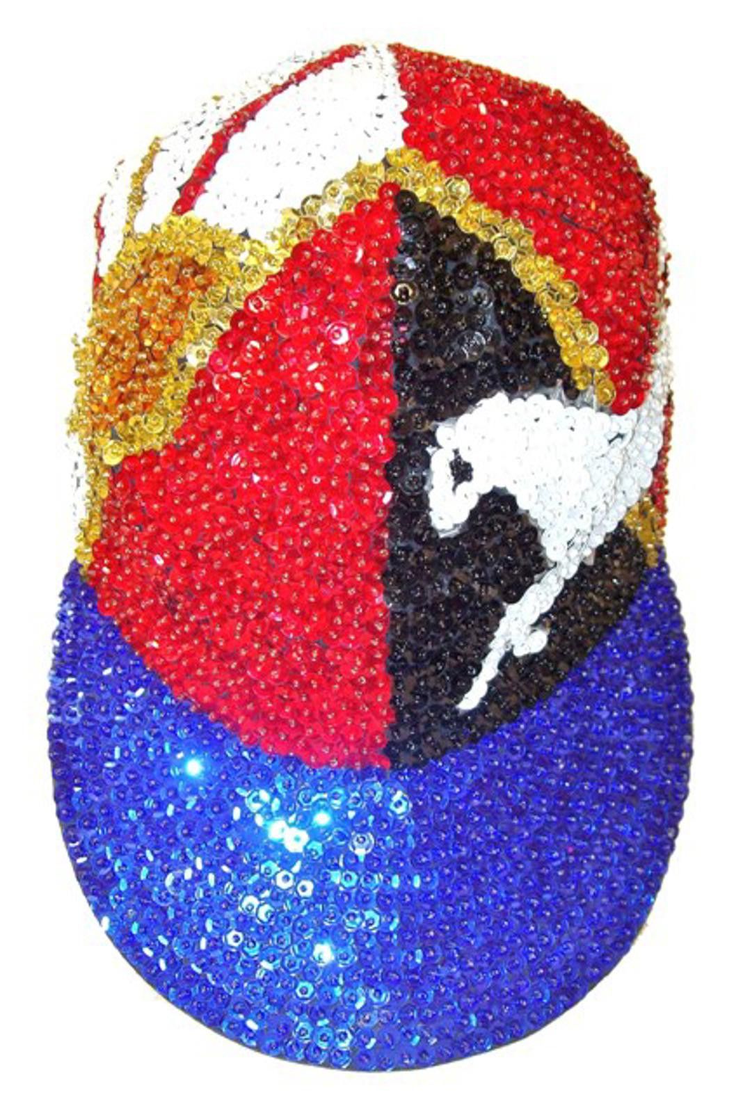 Designer Sequin Baseball Cap TEXAS ROUND UP Size ONE SIZE - 1 Preview